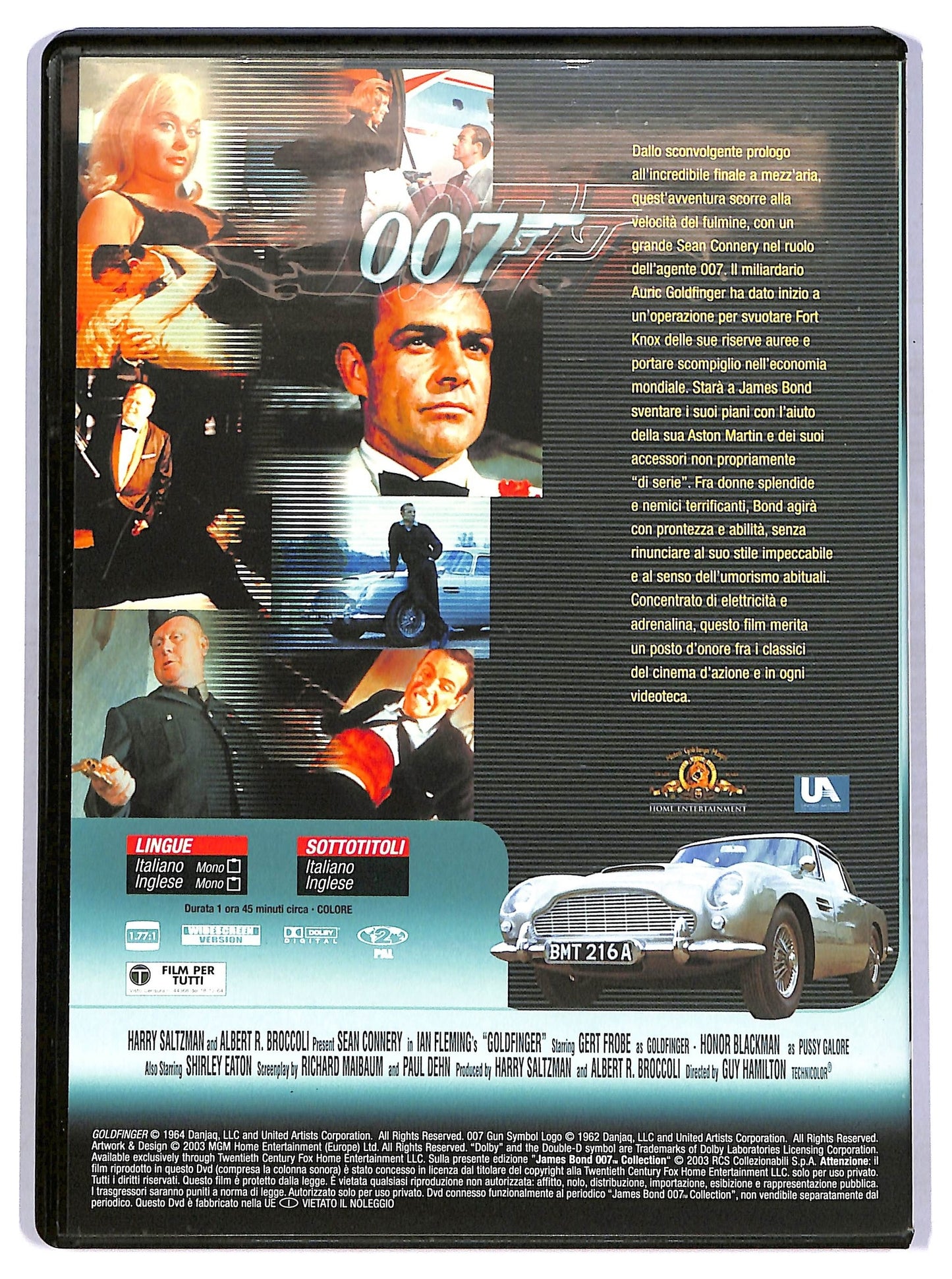 EBOND Missione Goldfinger- EDITORIALE DVD D775507
