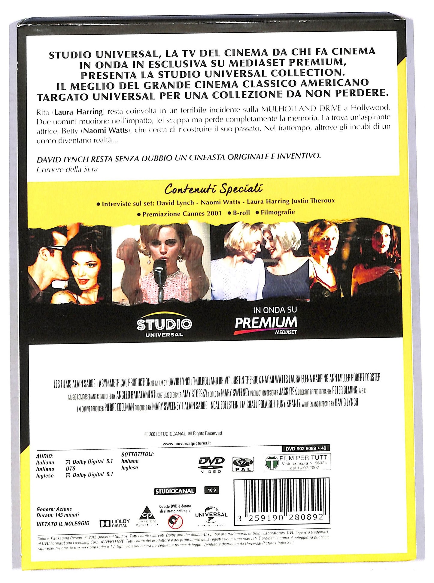 EBOND Mulholland Drive Slipcase DVD D775801