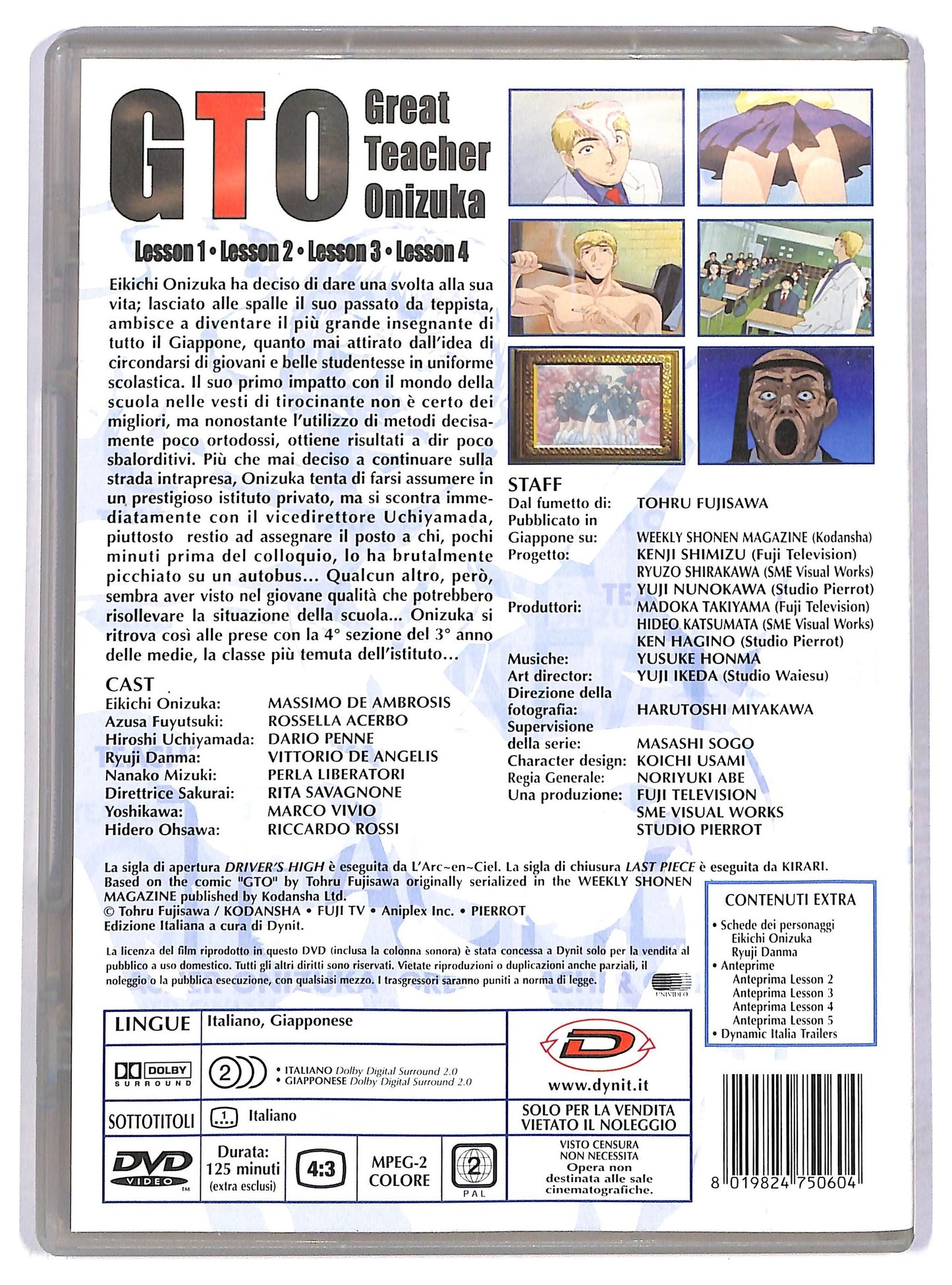 EBOND GTO - Great Teacher Onizuka - 1st Chapter EDITORIALE DVD D775908