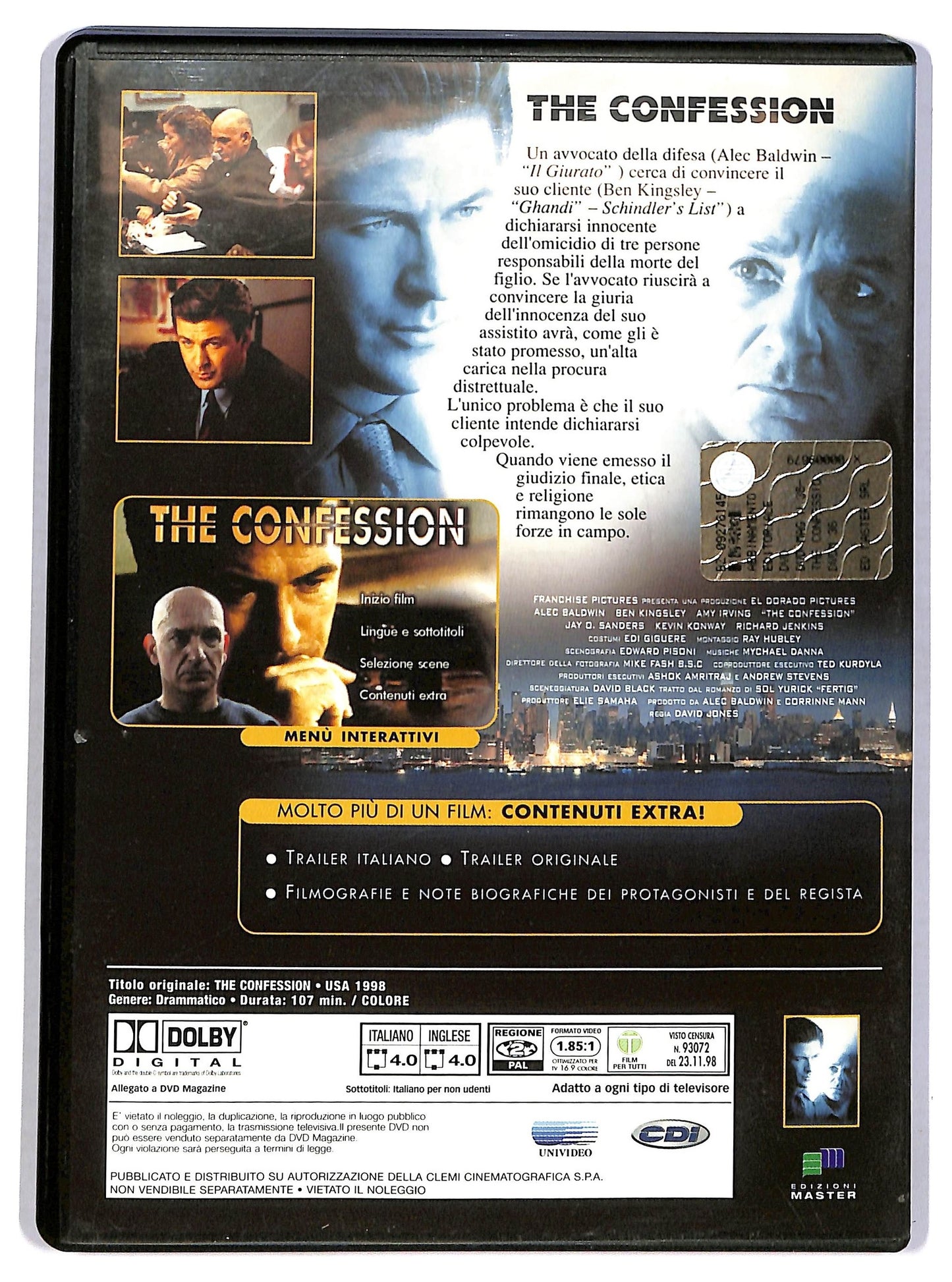 EBOND The Confession EDITORIALE DVD D775914