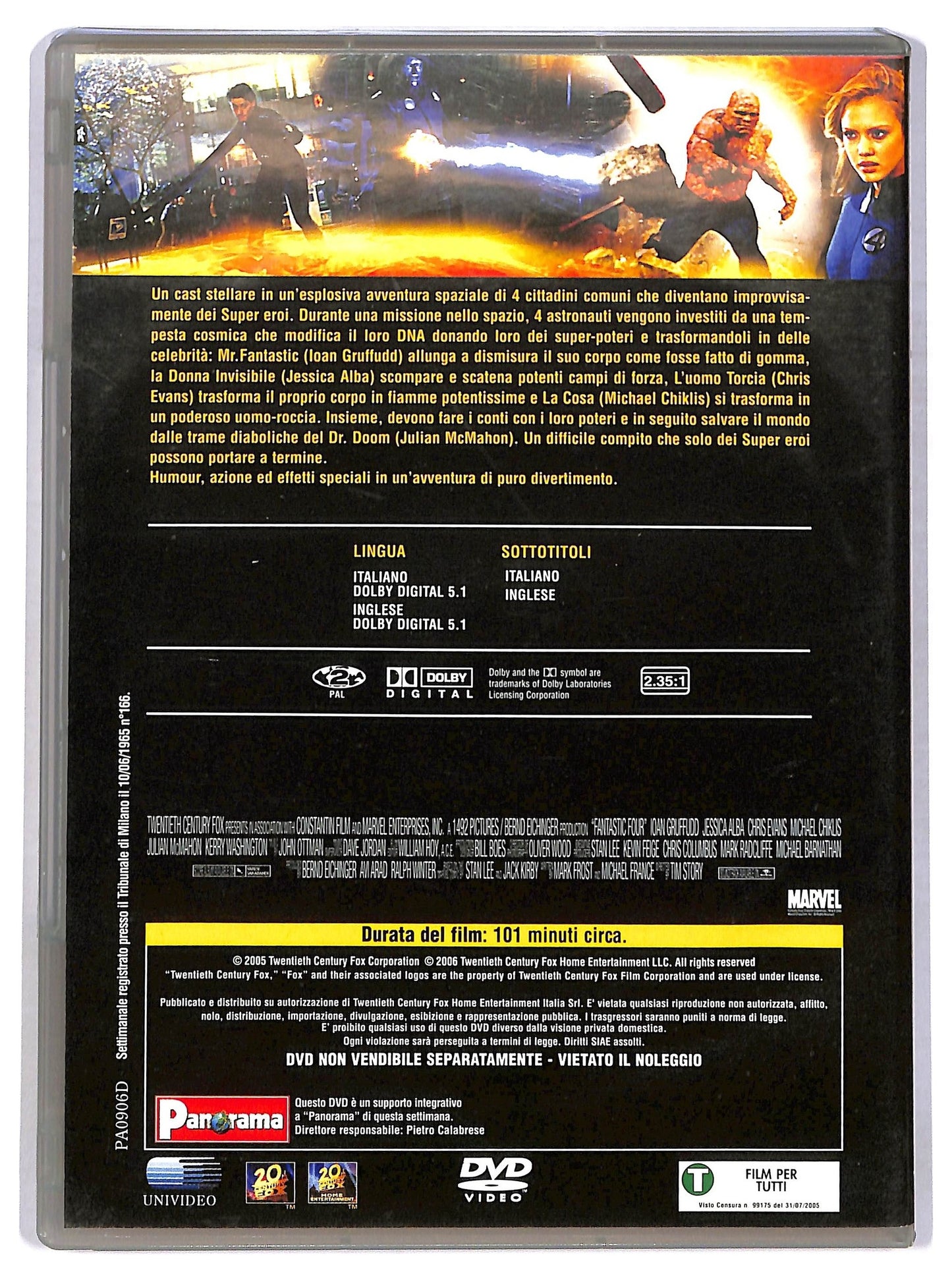 EBOND I Fantastici 4 DVD Editoriale D775929