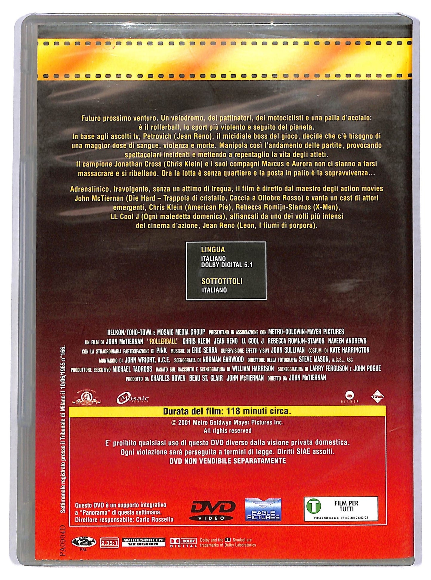 EBOND Rollerball - Entra nel gioco EDITORIALE DVD D775935