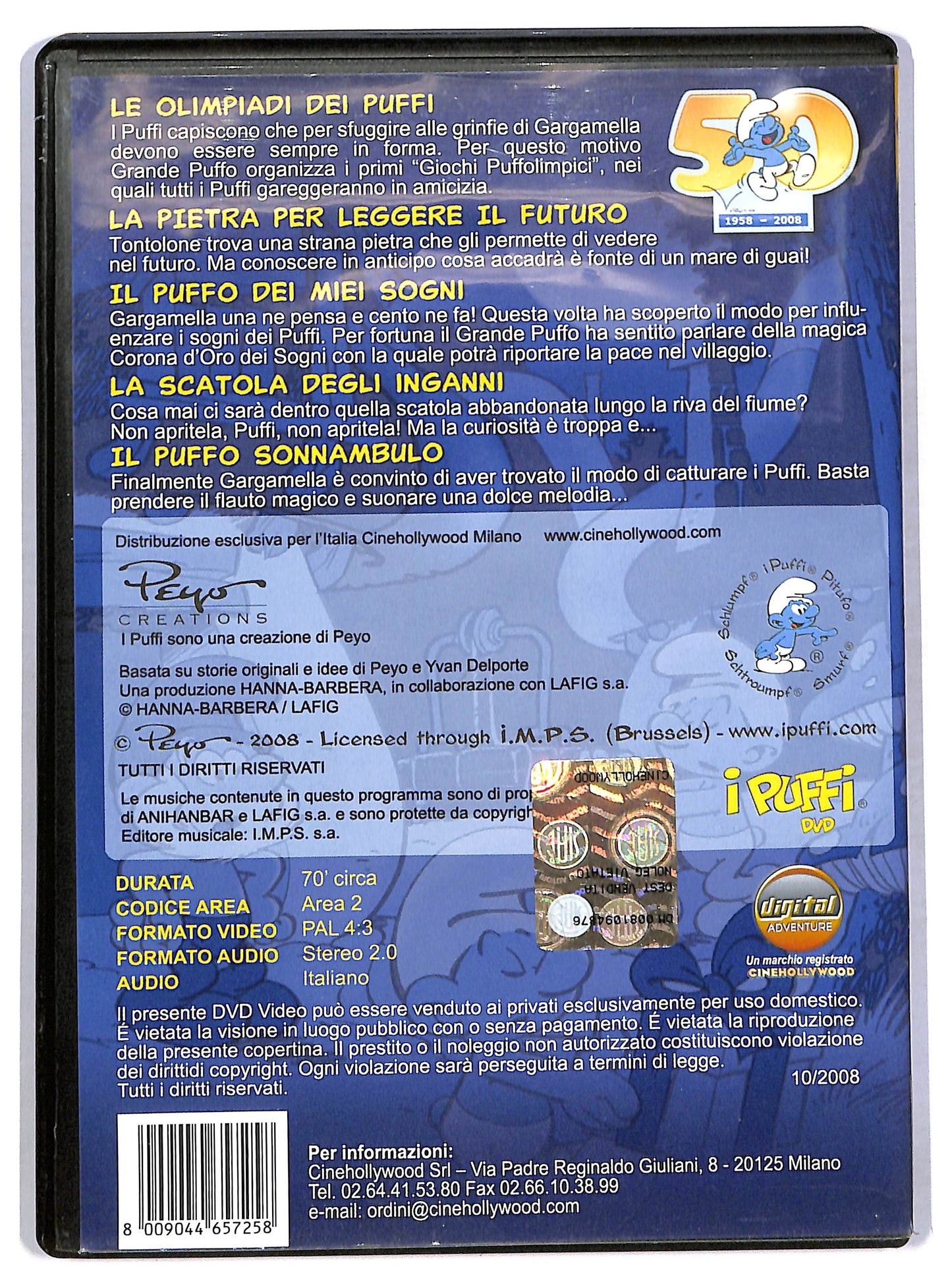 EBOND I Puffi - Le olimpiadi dei Puffi e Altre Avventure DVD D775947