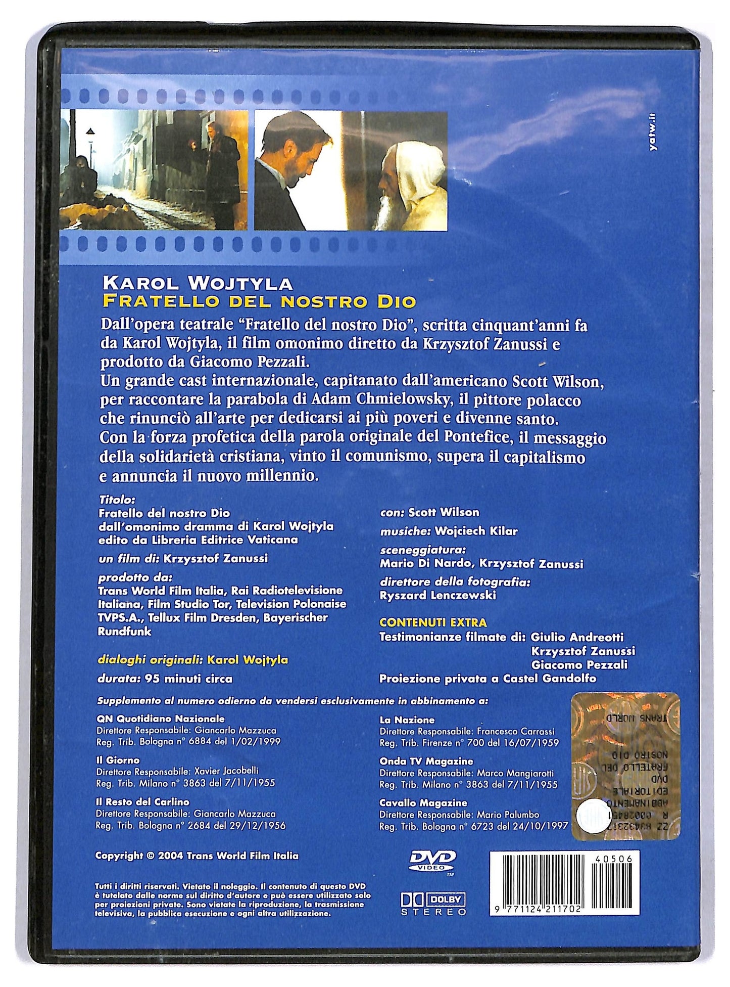 EBOND Fratello del nostro Dio EDITORIALE DVD D776018