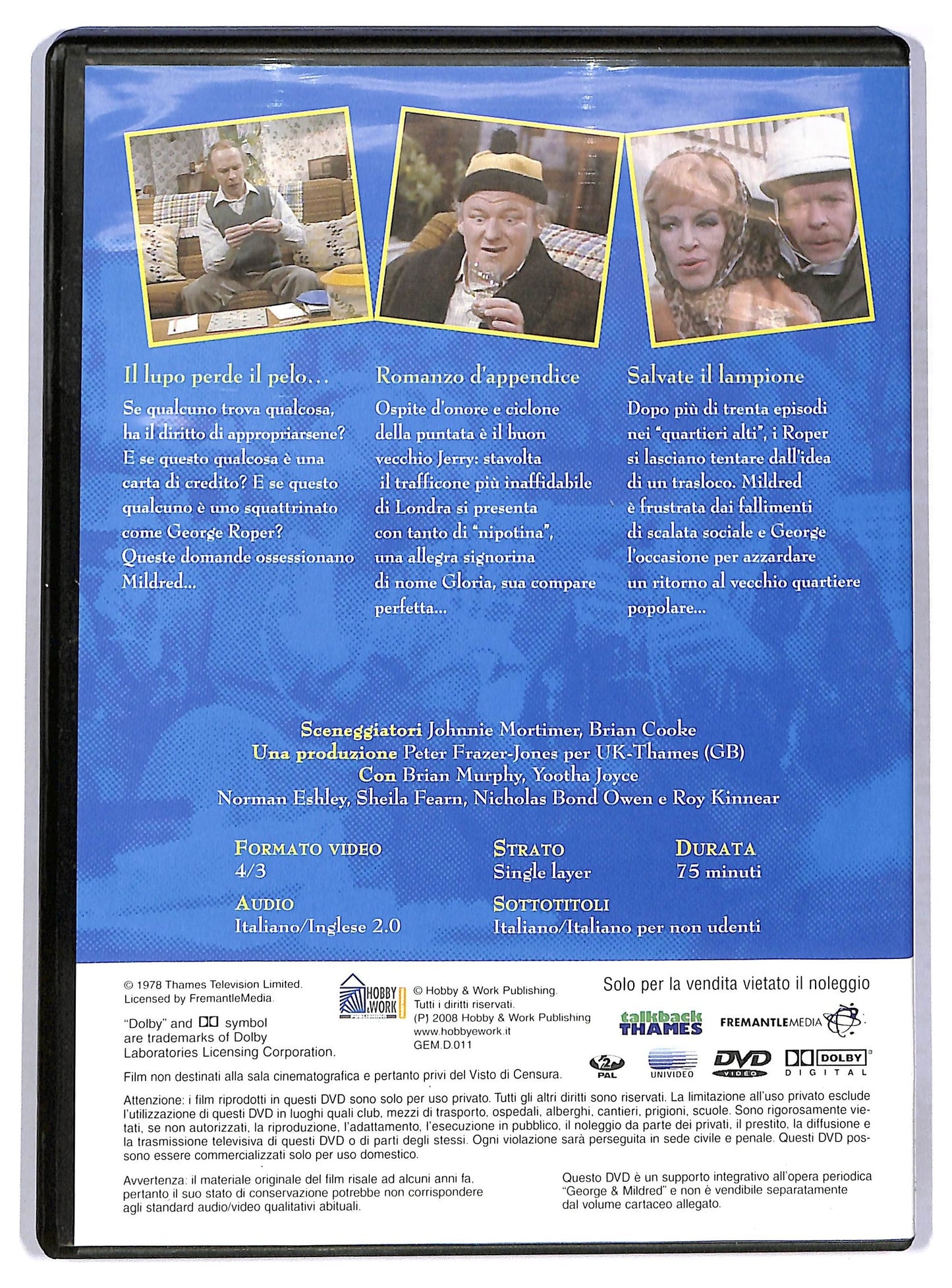 EBOND George & Mildred Vol. 11 EDITORIALE DVD D776020