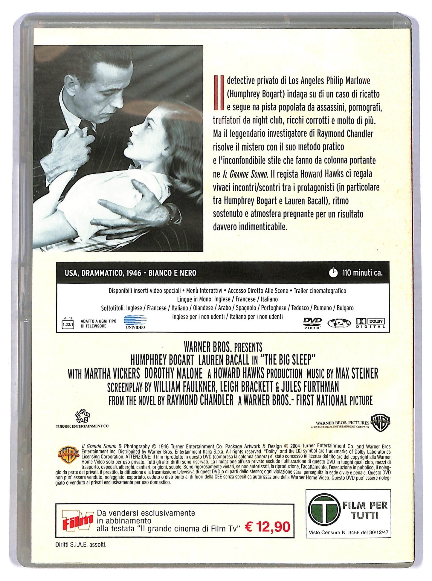 EBOND Il grande sonno EDITORIALE DVD D776036