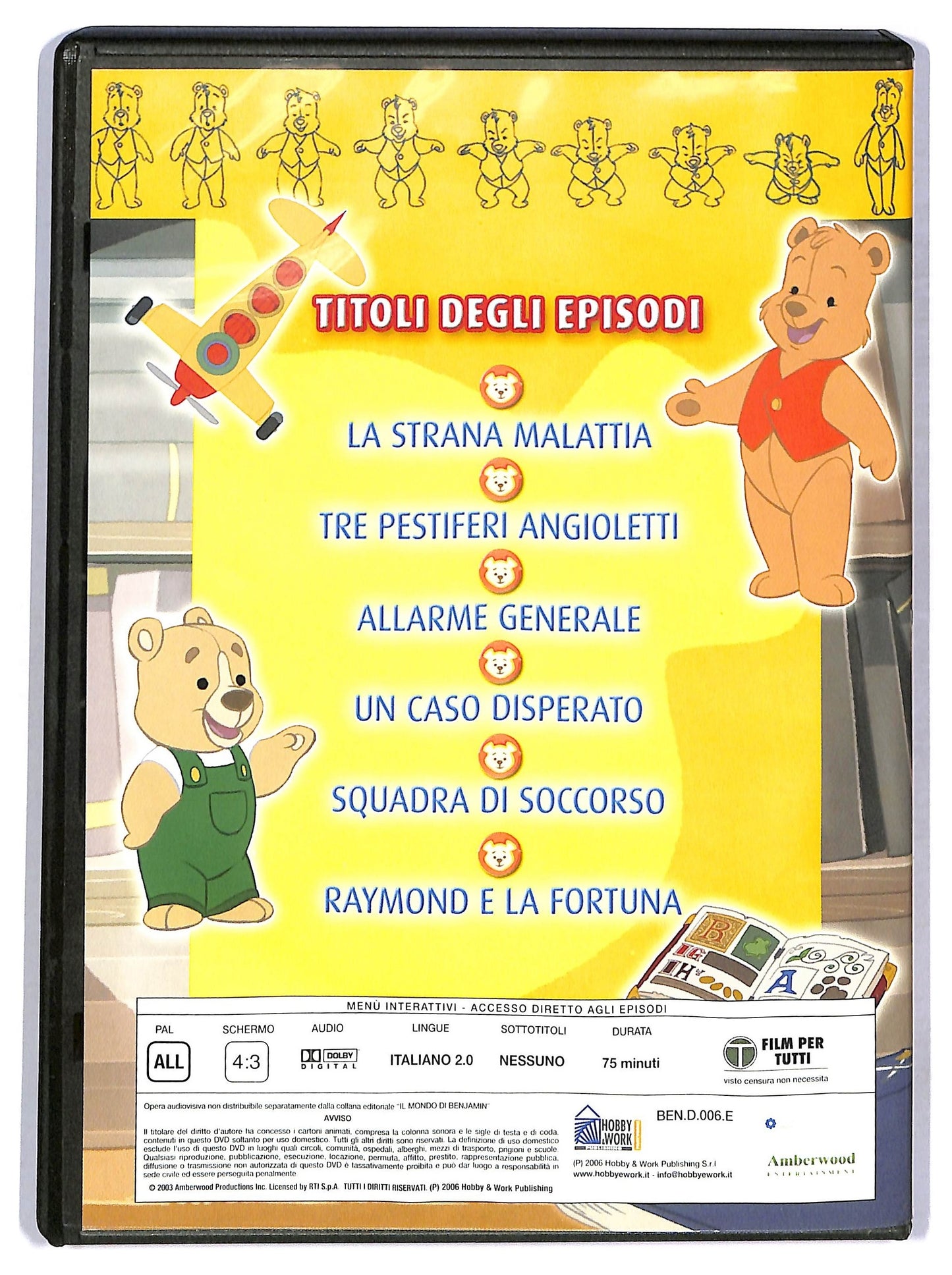 EBOND Il Mondo di Benjamin EDITORIALE DVD D776041