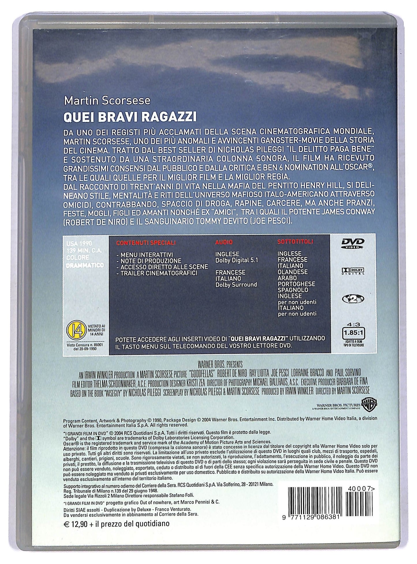EBOND Quei bravi ragazzi EDITORIALE DVD D776105