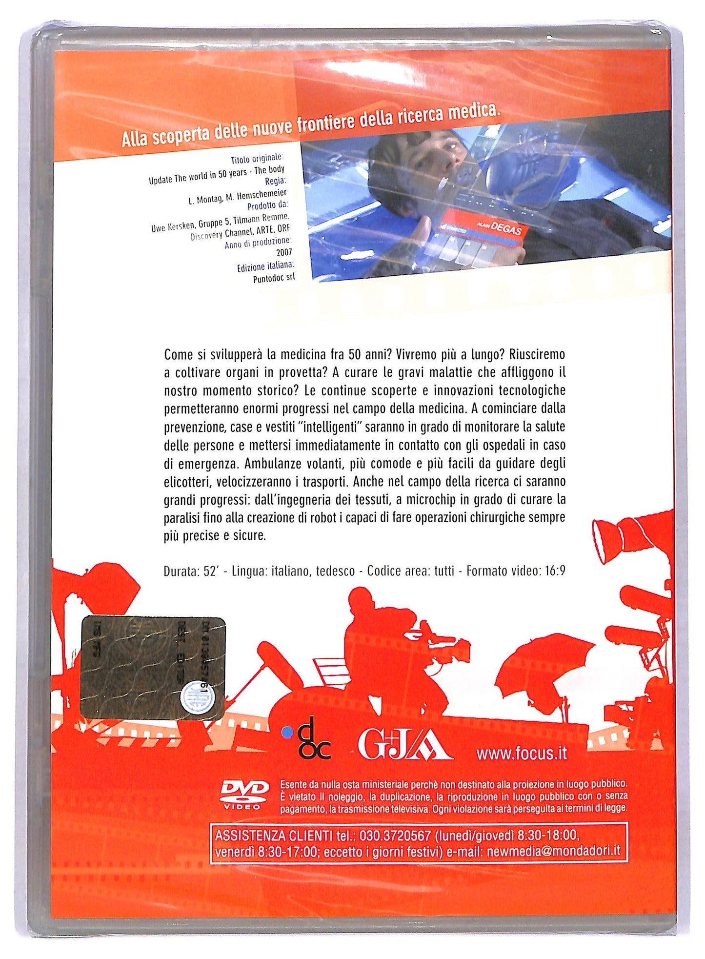 EBOND 2059 Cronache Dal Futuro - 2 IL Corpo Rinnovabile Focus EDITORIALE DVD D776121