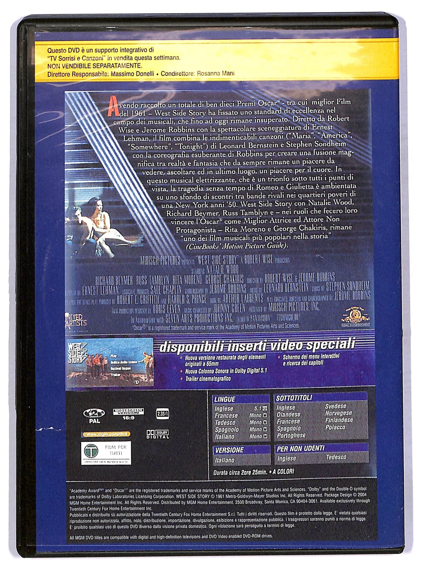 EBOND West Side Story EDITORIALE DVD D776128