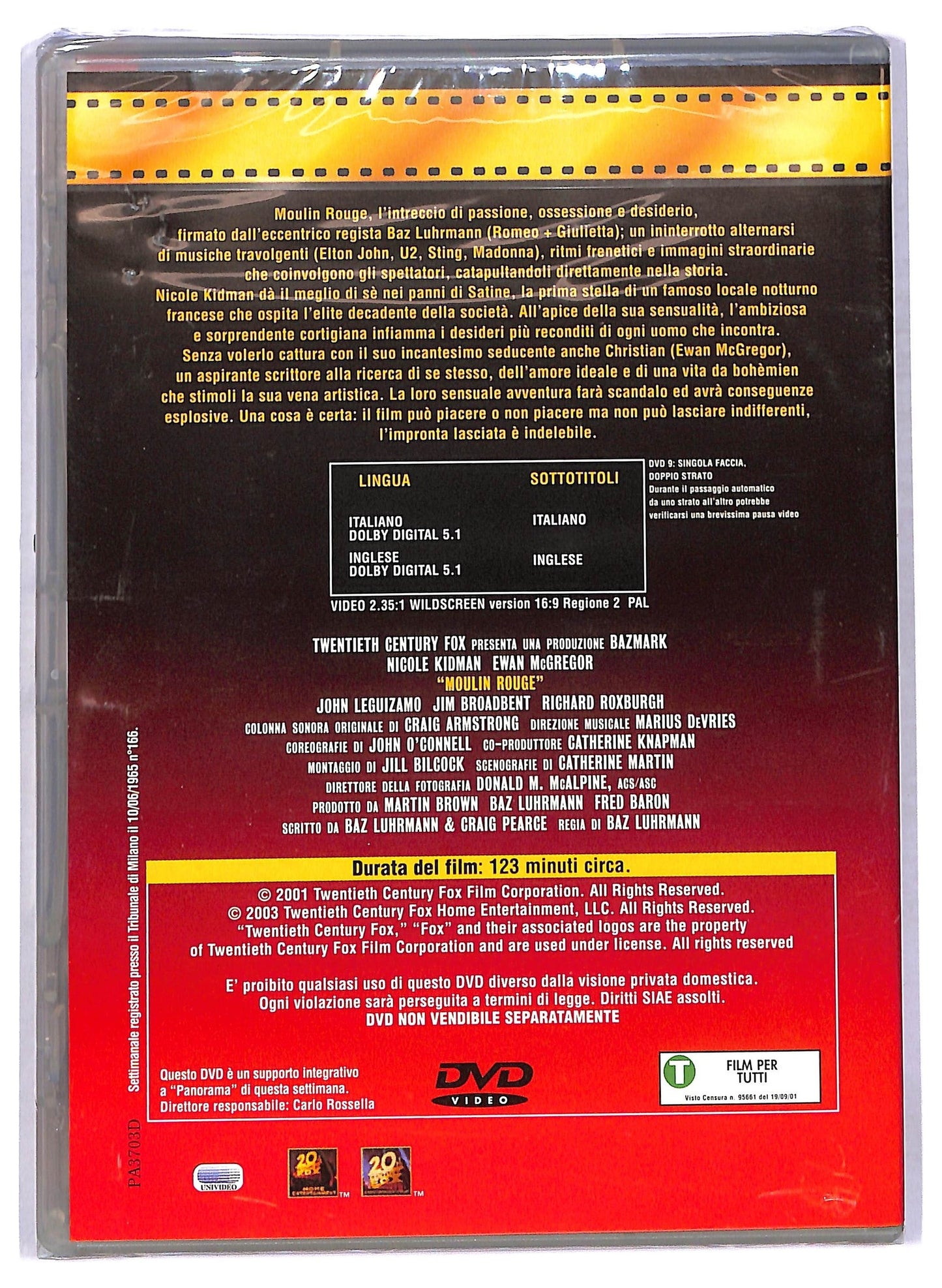 EBOND Moulin Rouge EDITORIALE DVD D776137