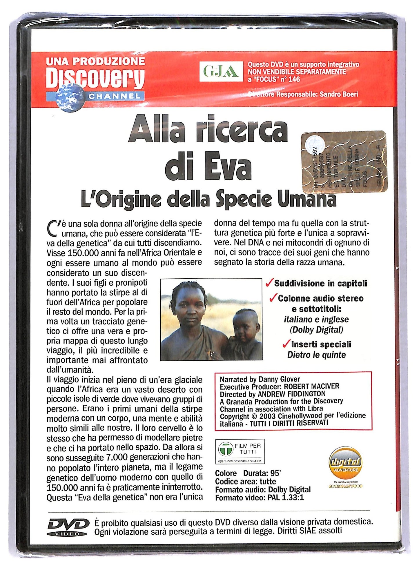 EBOND Alla Ricerca Di Eva EDITORIALE DVD D776144