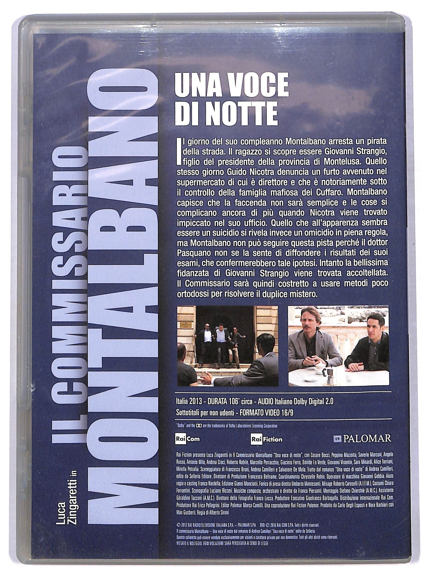 EBOND IL Commisario Montalbano Una Voce Di Notte EDITORIALE DVD D776228