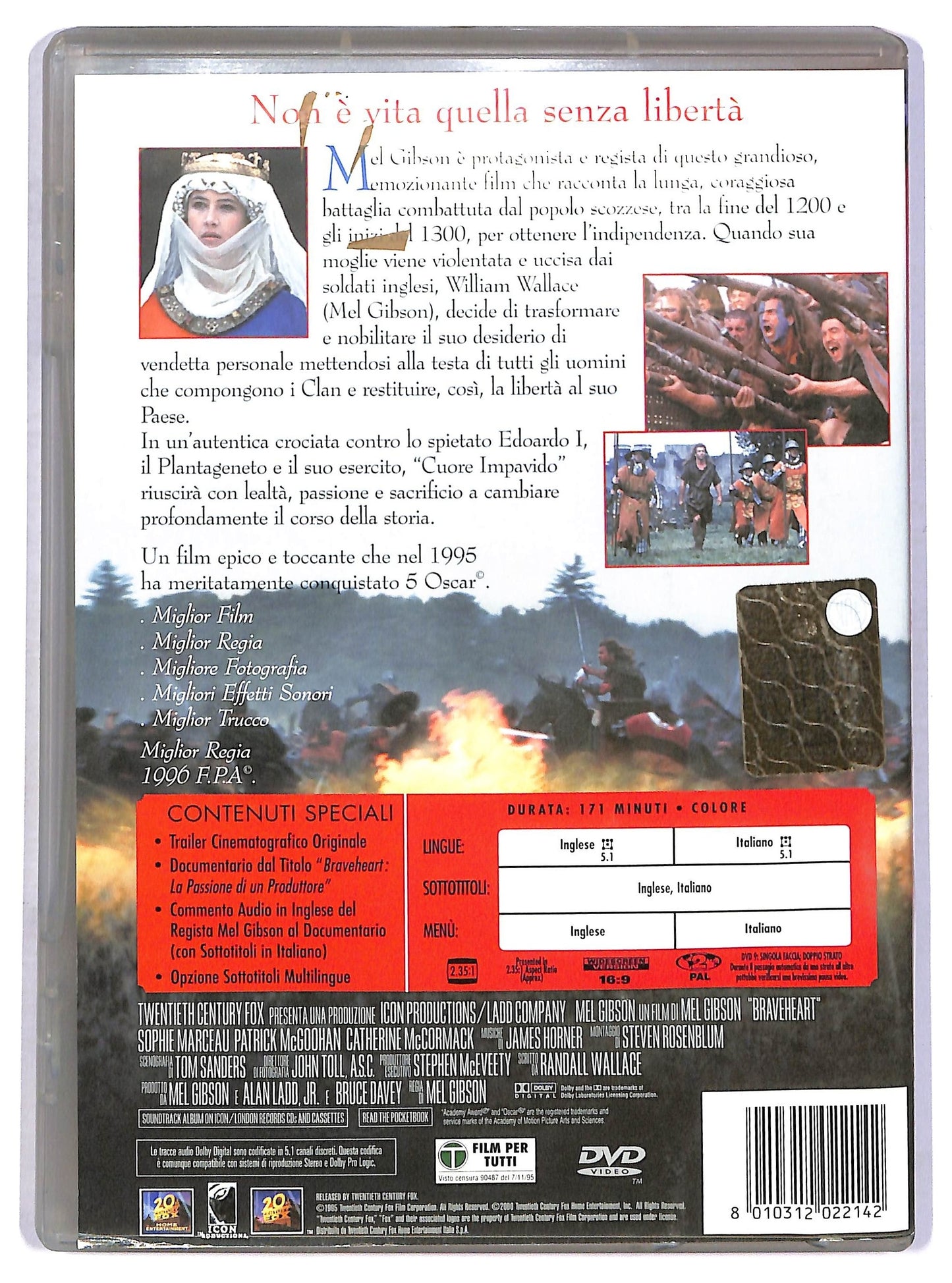 EBOND Braveheart (Special Edition) (2 Dvd) DVD D776244