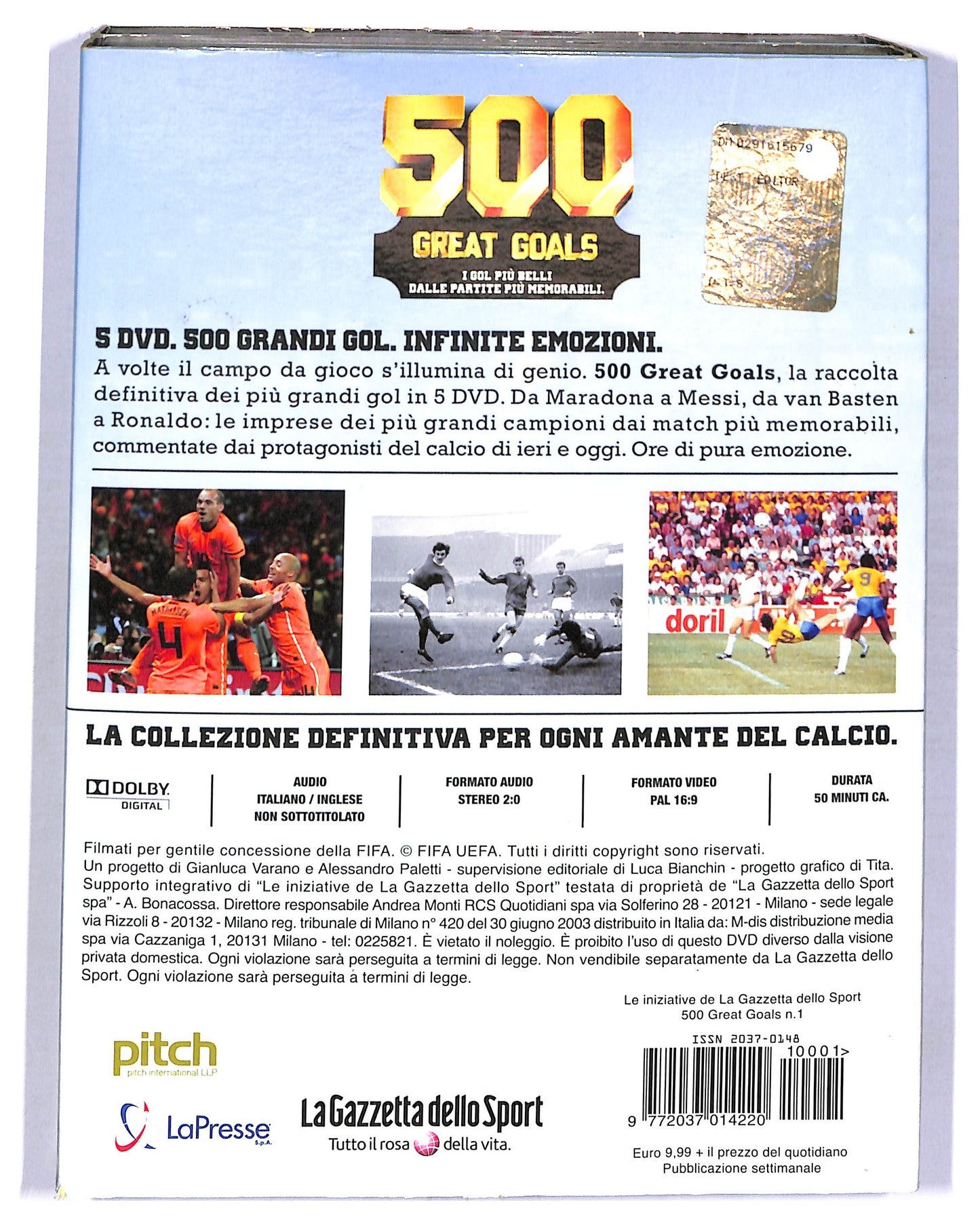EBOND 500 Great Goals - I Gol Piu Belli Dalle Partite Piu Memorabili EDITORIALE DVD D776303