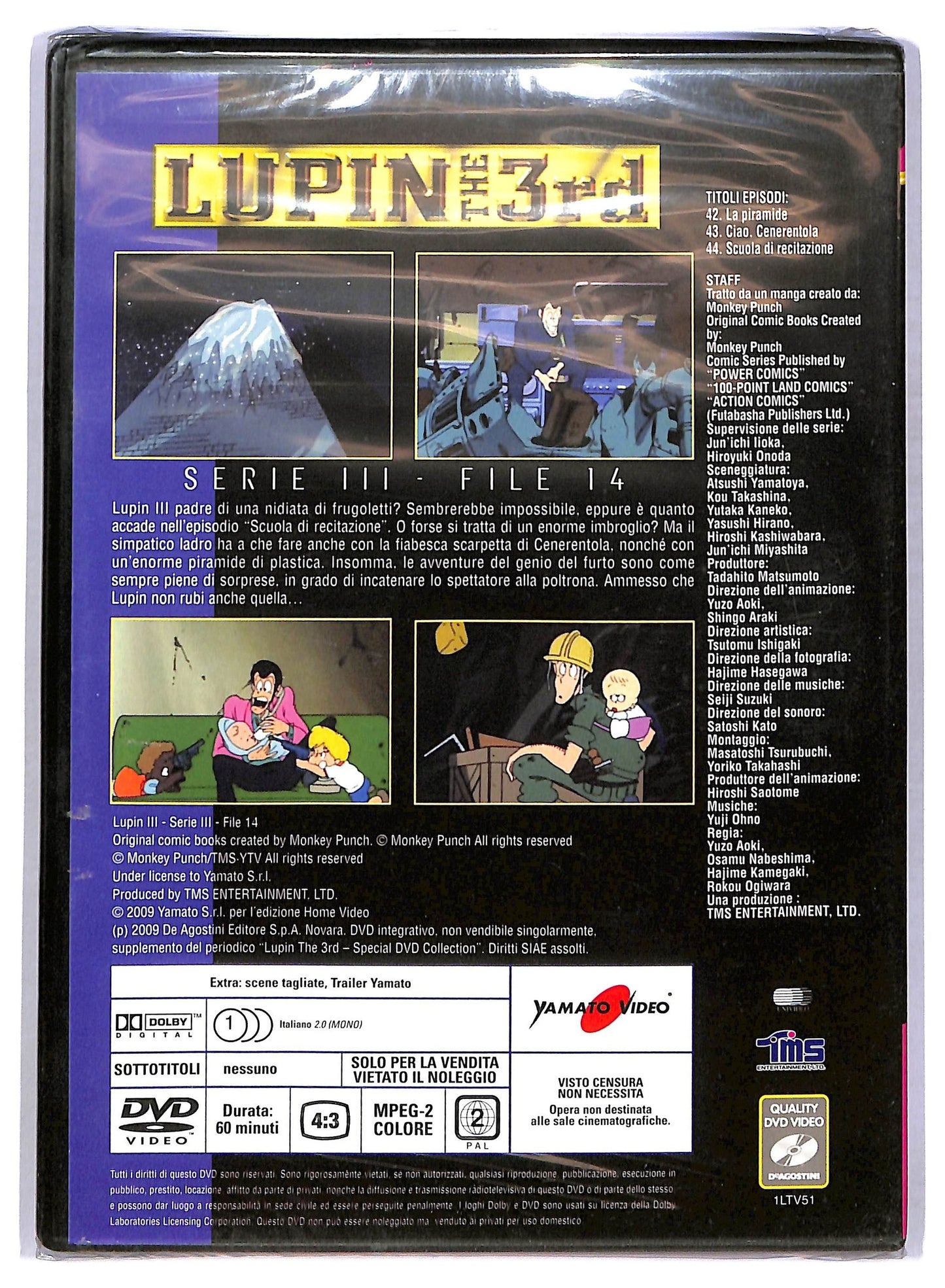 EBOND Lupin The 3rd Serie III File 14 EDITORIALE DVD D776329