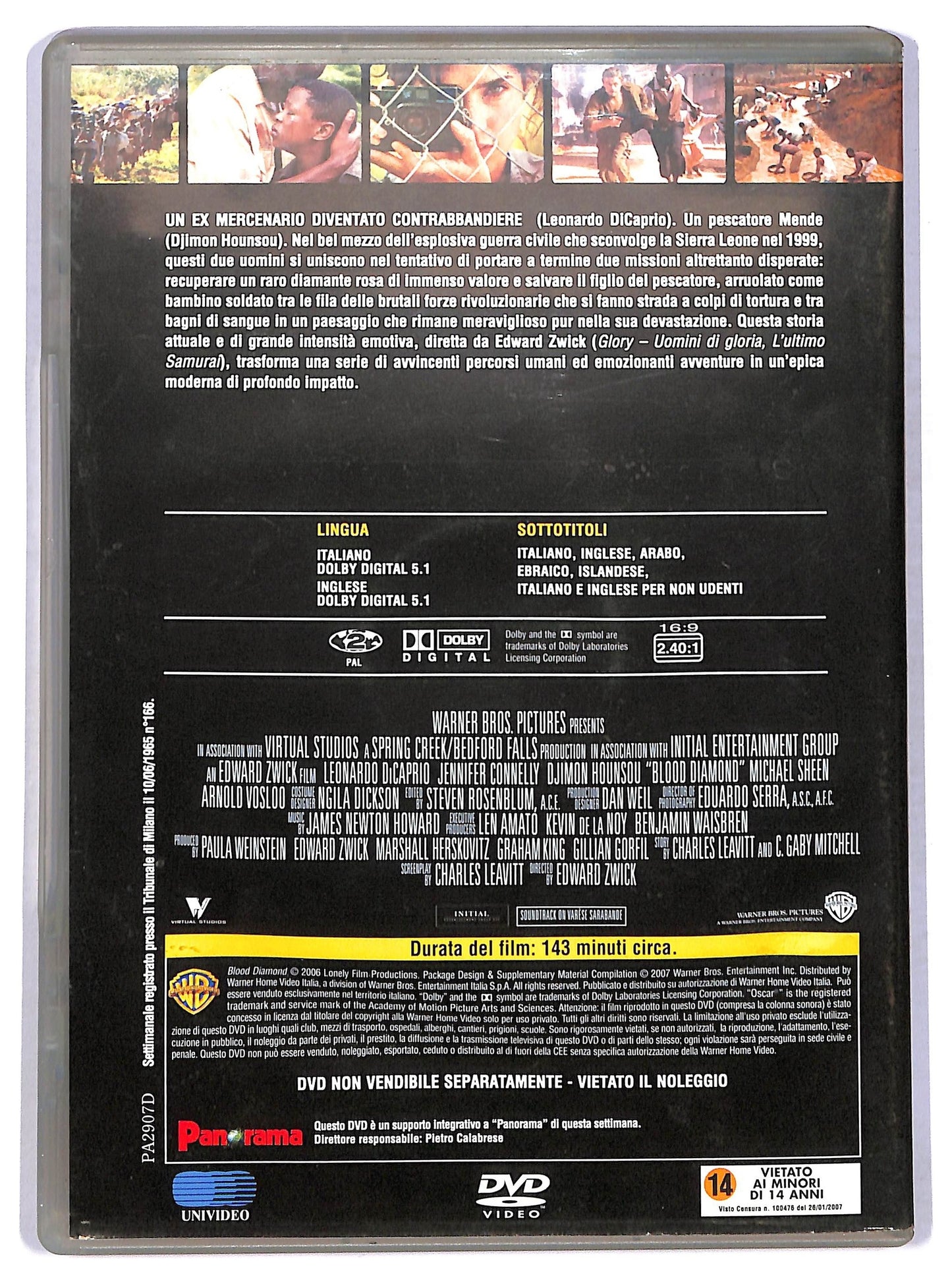 EBOND Blood Diamond - Diamanti di sangue EDITORIALE DVD D776340