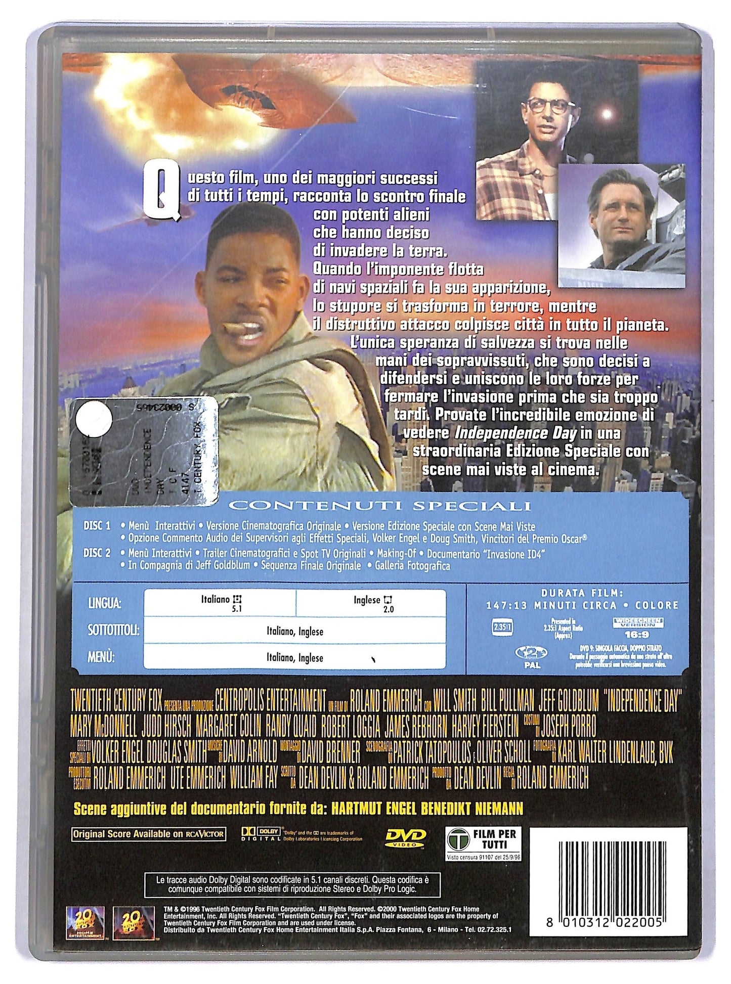 EBOND Independence day SPECIAL EDITION DVD D776439