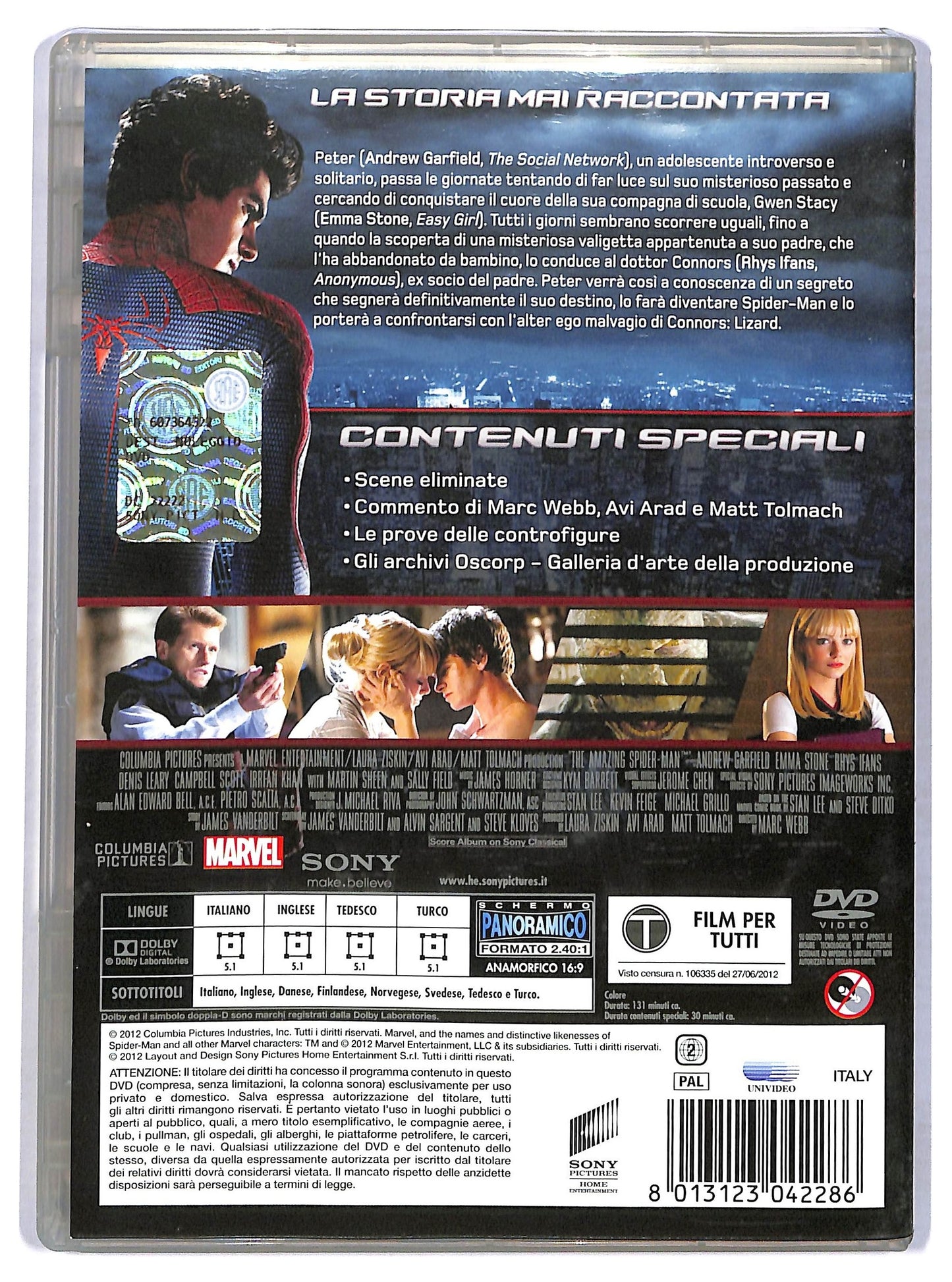 EBOND The Amazing Spider-Man NOLEGGIO DVD D776442
