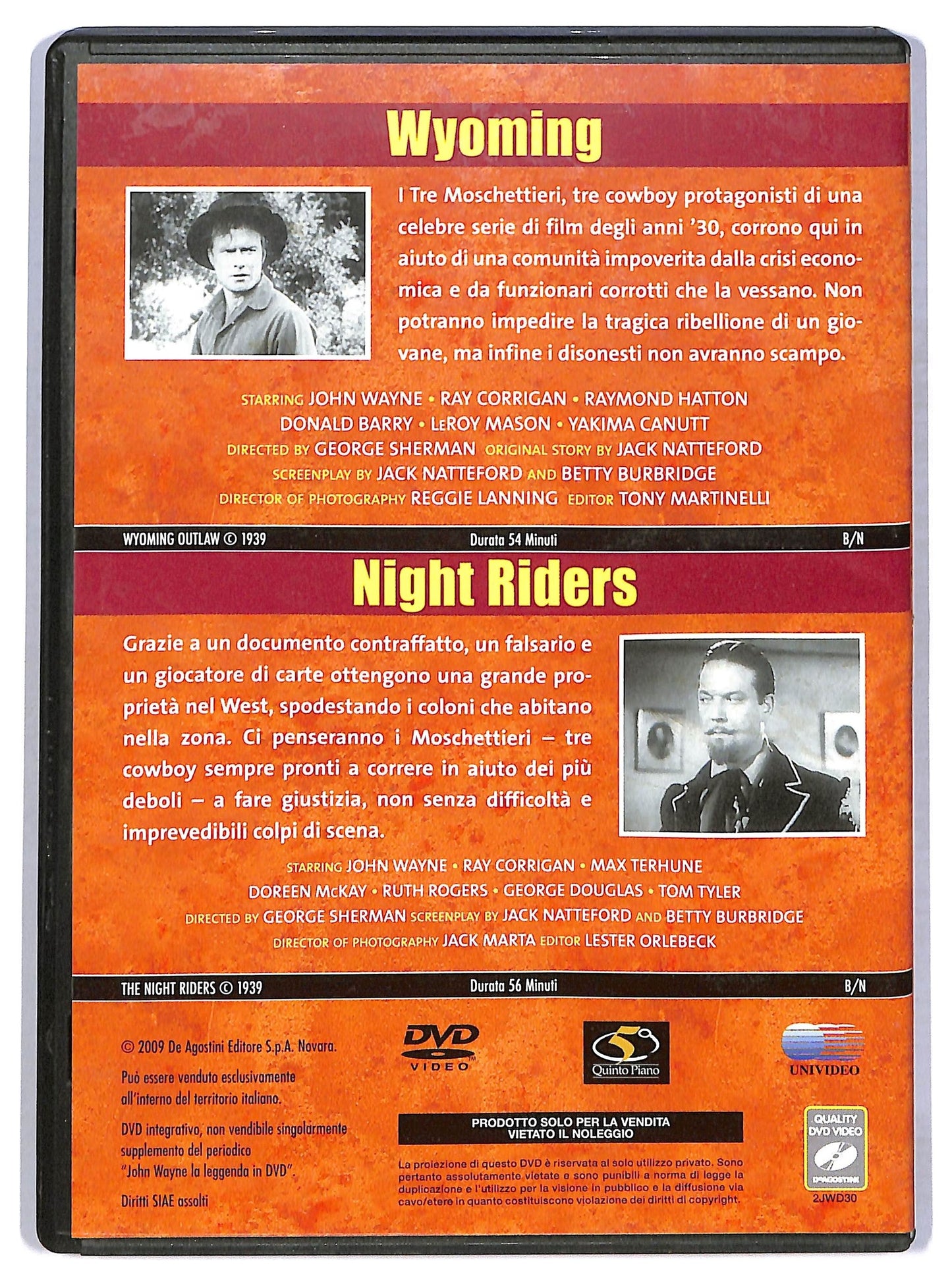 EBOND Wyoming + Night Riders EDITORIALE DVD D776517