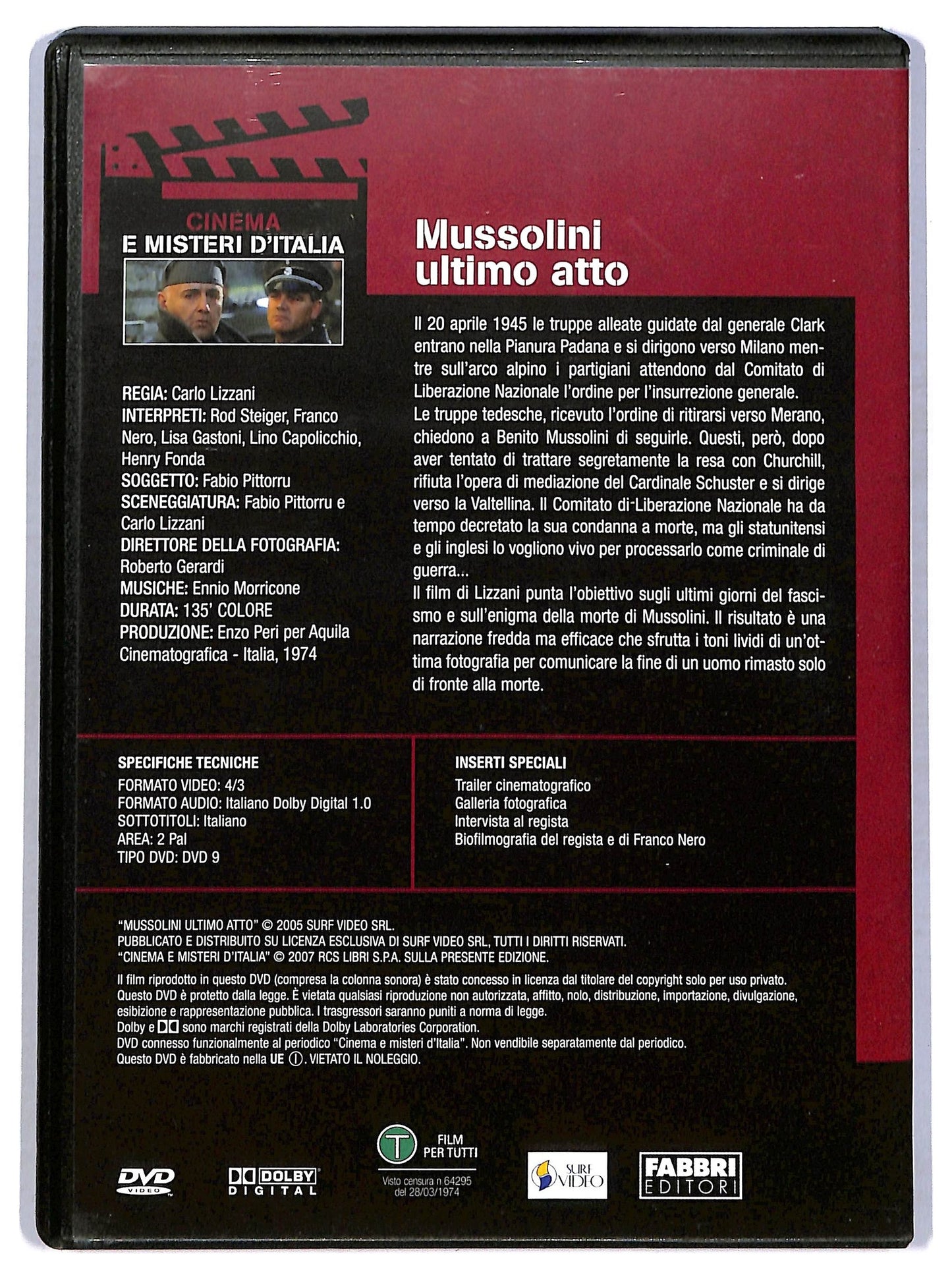 EBOND Mussolini ultimo atto EDITORIALE DVD D776528