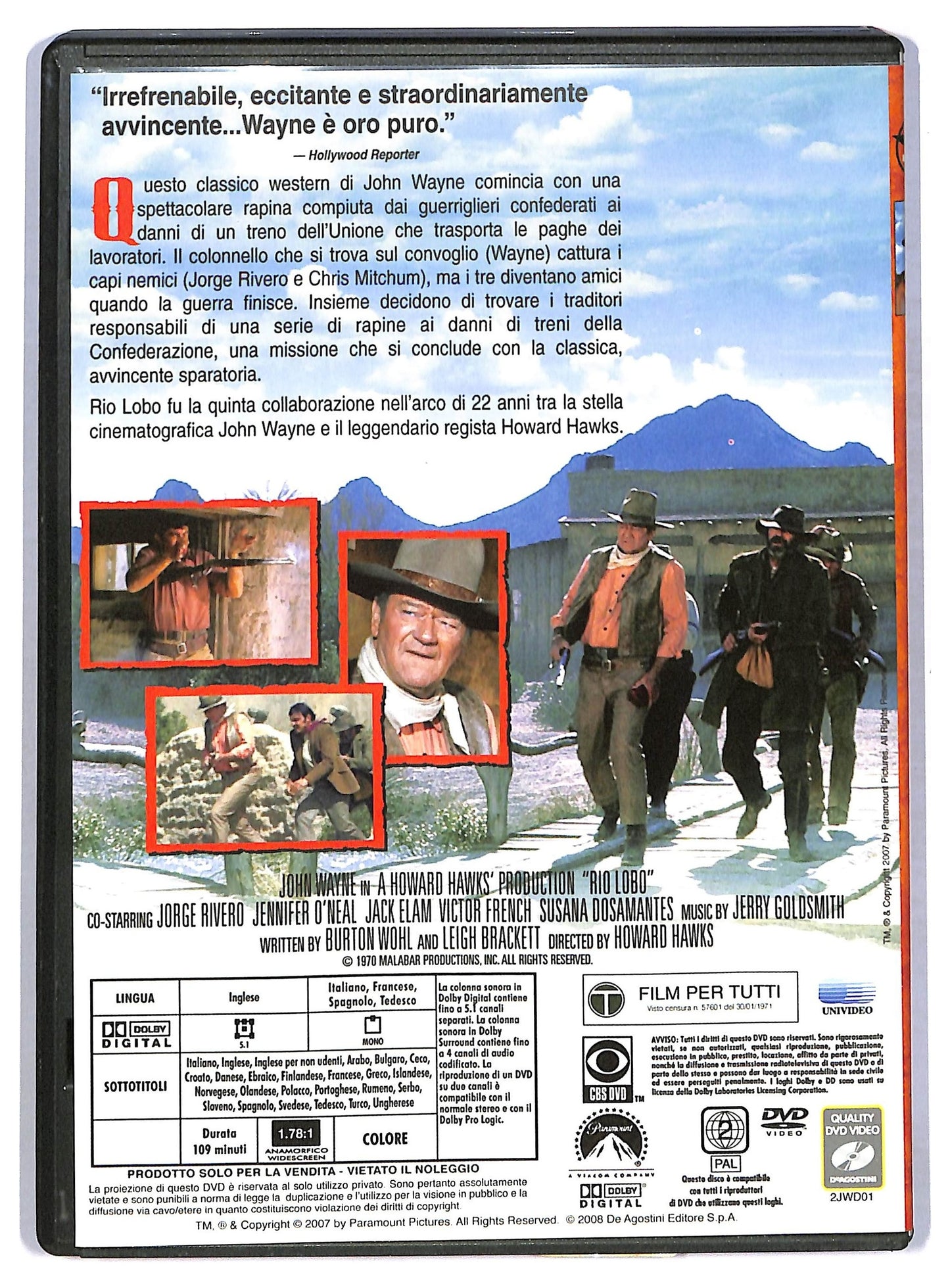 EBOND Rio Lobo EDITORIALE DVD D776539