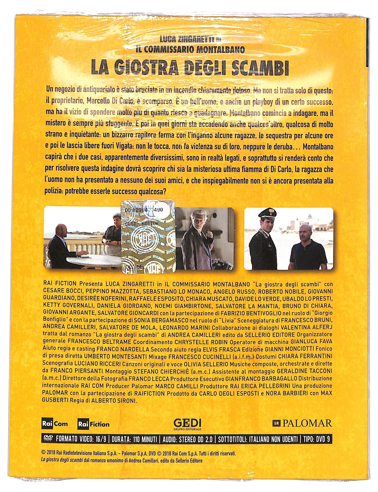 EBOND La Giostra Degli Scambi IL Commissario Montalbano EDITORIALE DVD D776561