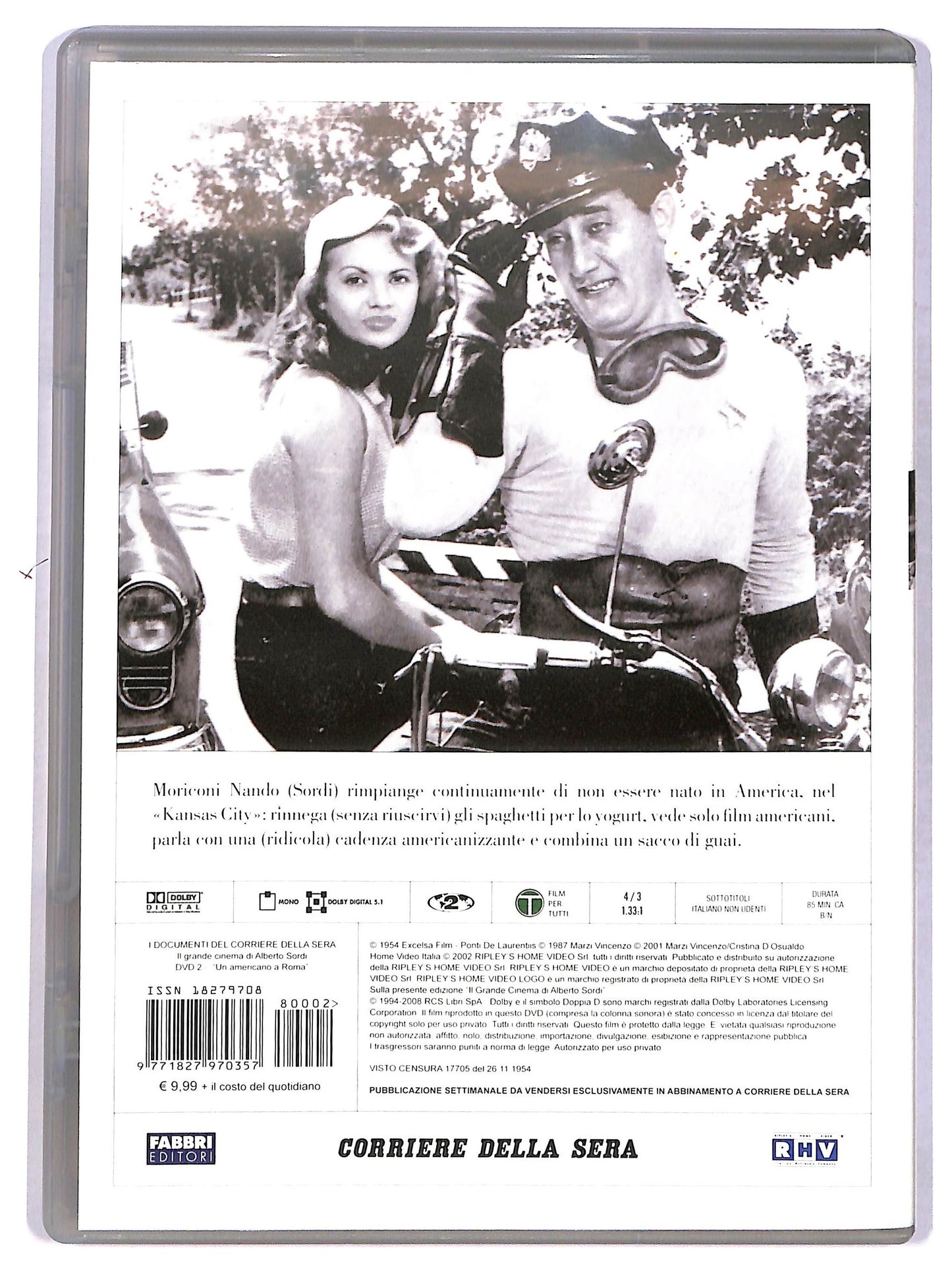 EBOND Alberto Sordi Vol.2 - Un americano a Roma EDITORIALE DVD D776640