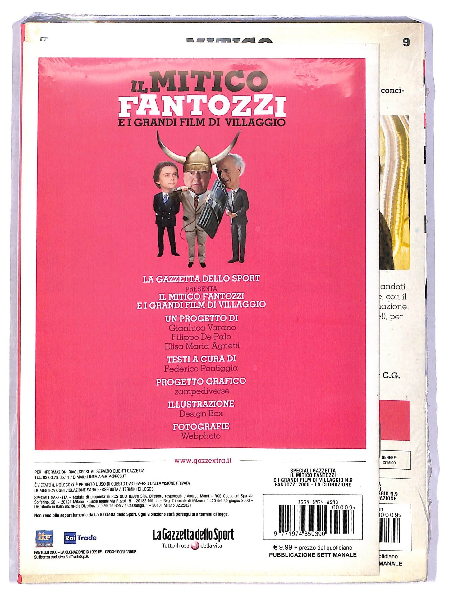 EBOND Fantozzi 2000 La Clonazione Slipcase EDITORIALE DVD D776653