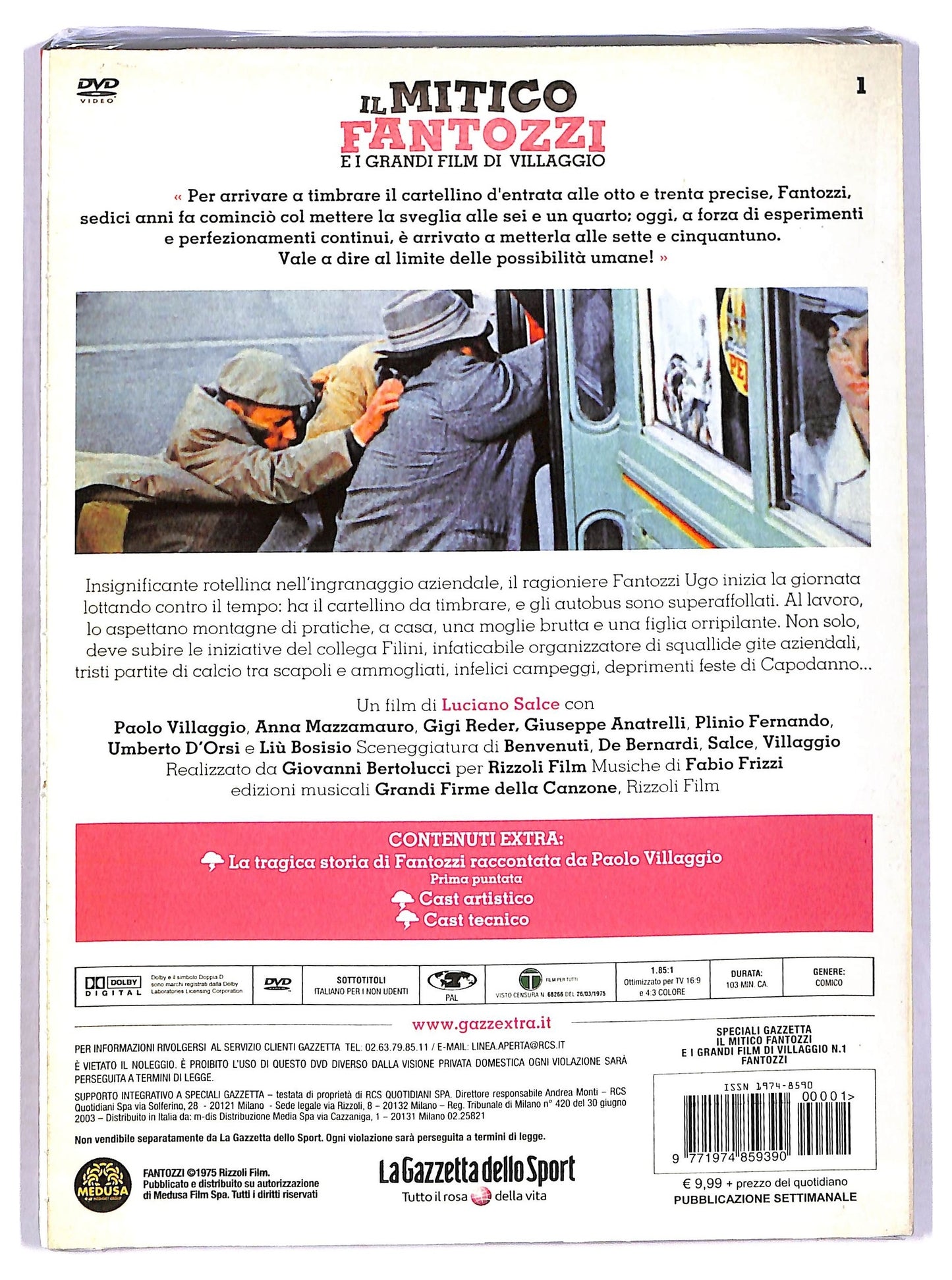 EBOND Fantozzi Slipcase EDITORIALE DVD D776654