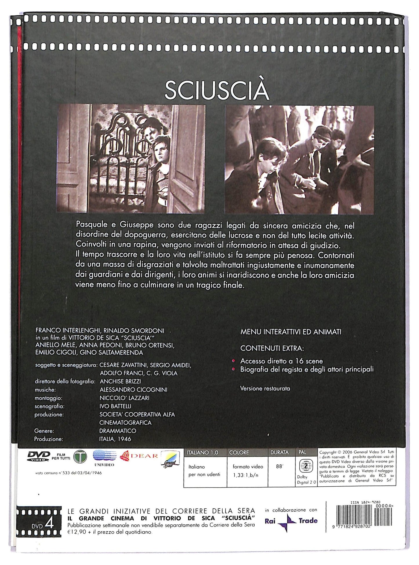 EBOND Sciuscia EDITORIALE DVD D776655