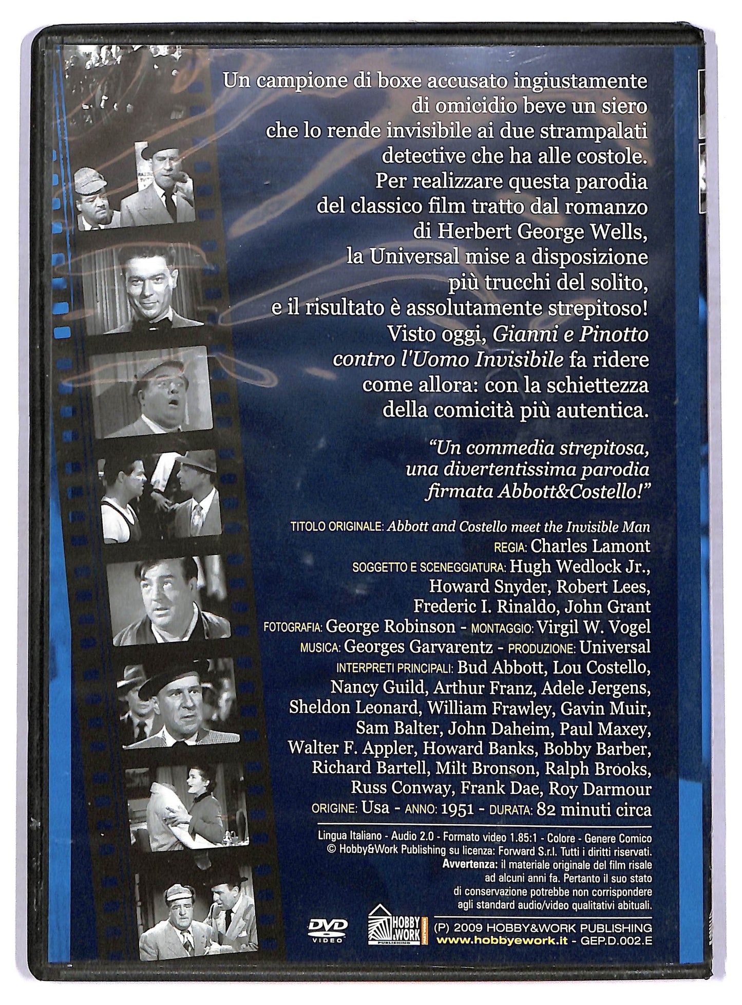 EBOND Gianni e Pinotto Contro L'uomo Invisibile DVD Editoriale D776663