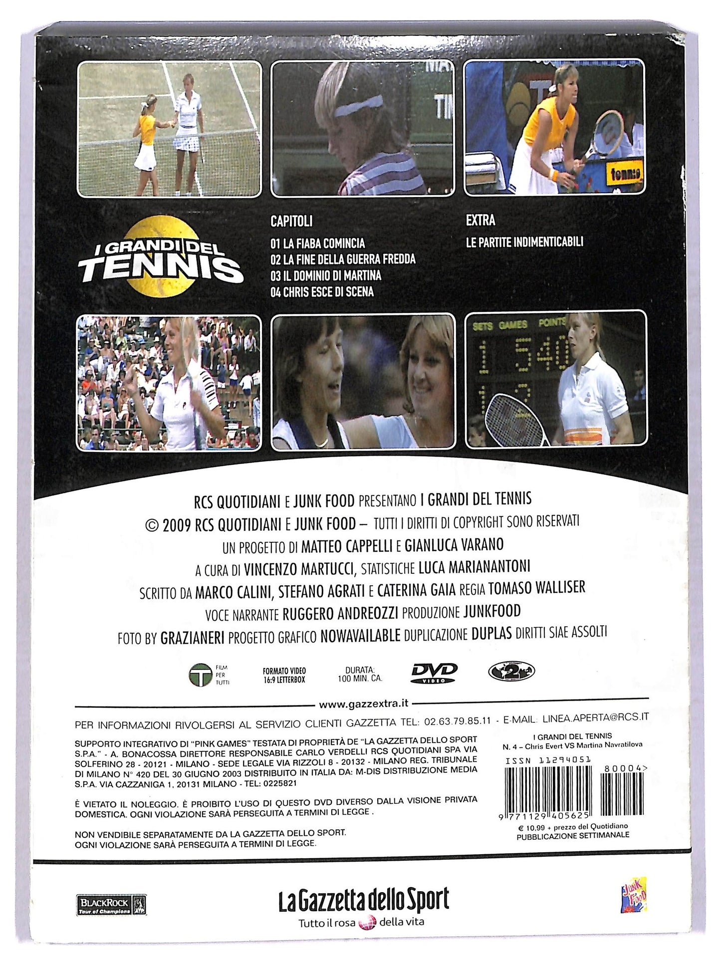 EBOND I Grandi Del Tennis Volume 4 Slipcase EDITORIALE DVD D776666
