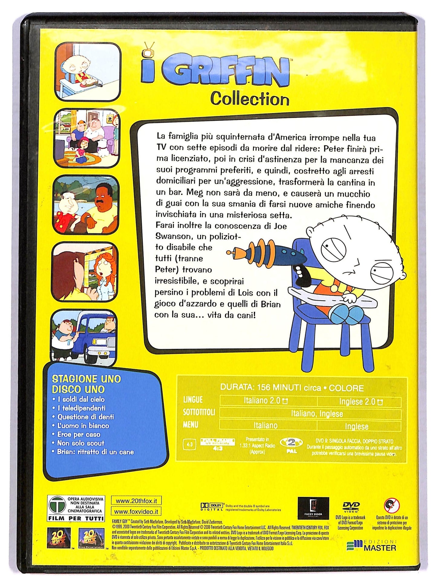 EBOND I griffin stagione uno disco uno EDITORIALE DVD D776725