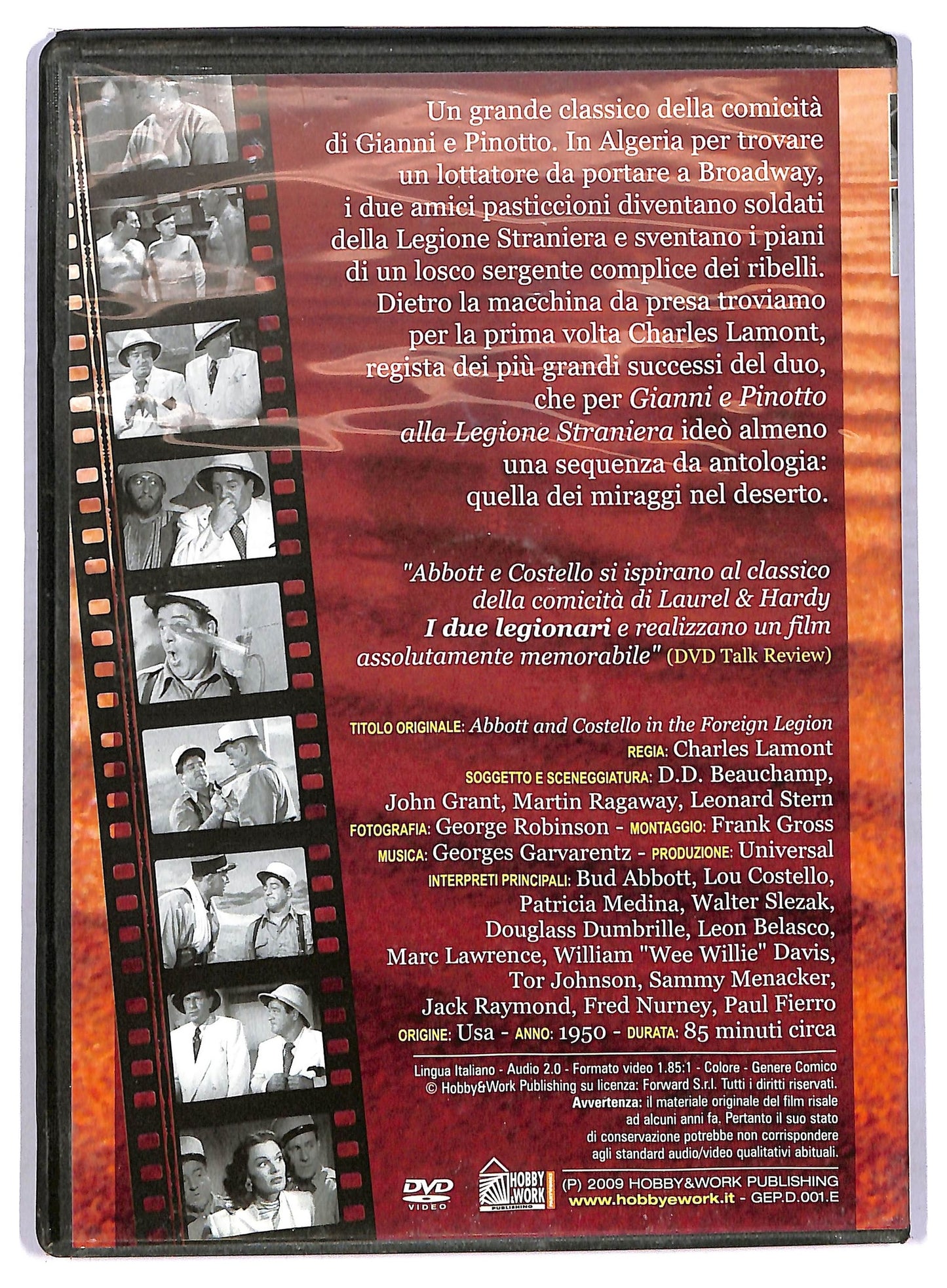 EBOND Gianni e Pinotto Alla Legione Straniera DVD Editoriale D776738