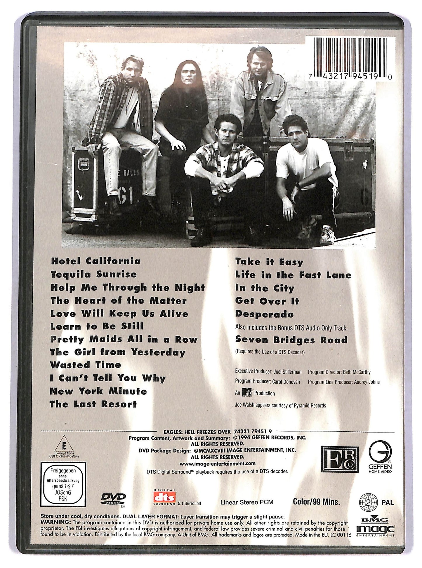 EBOND Eagles Hell Freezes Over DVD D776753