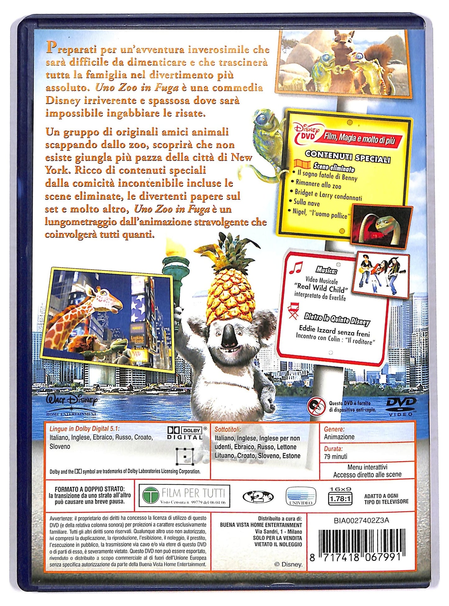EBOND Uno zoo in fuga DVD D776847
