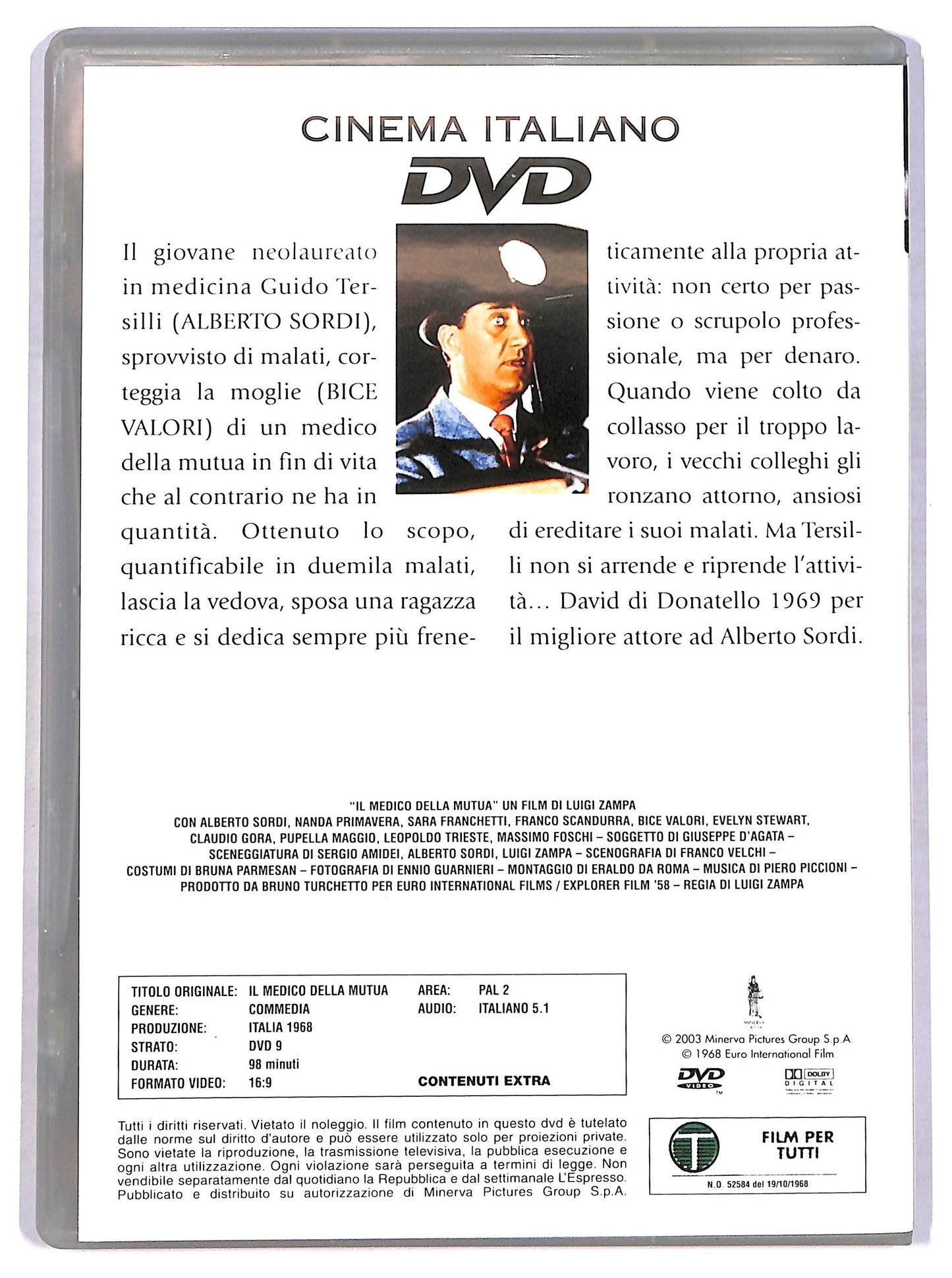 EBOND Il medico della mutua EDITORIALE DVD D776854