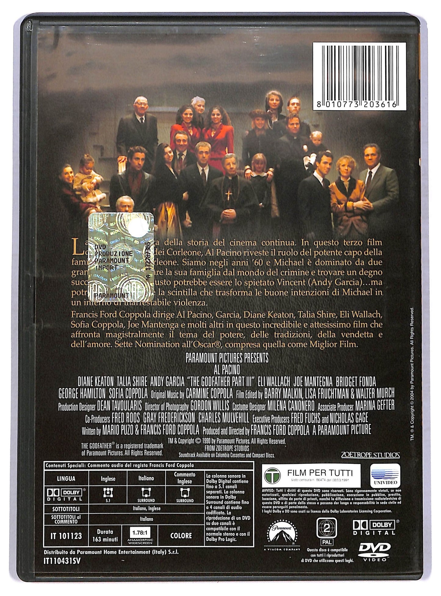 EBOND Il padrino - Parte III DVD D776858