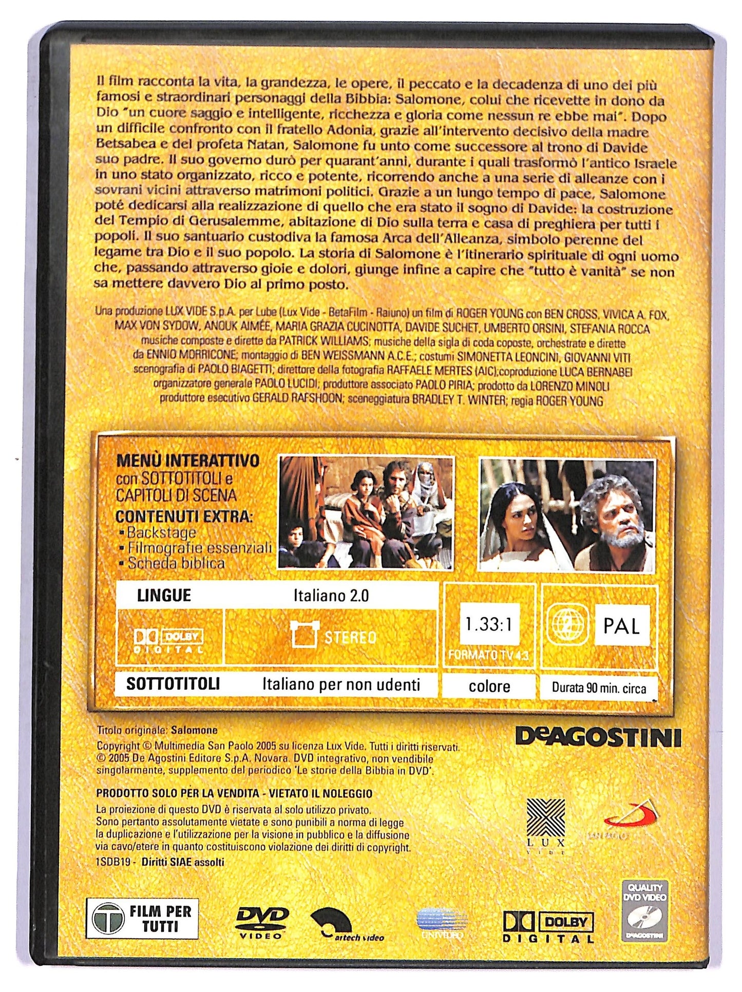 EBOND Salomone Seconda Parte - Le Storie Della Bibbia EDITORIALE DVD D776901