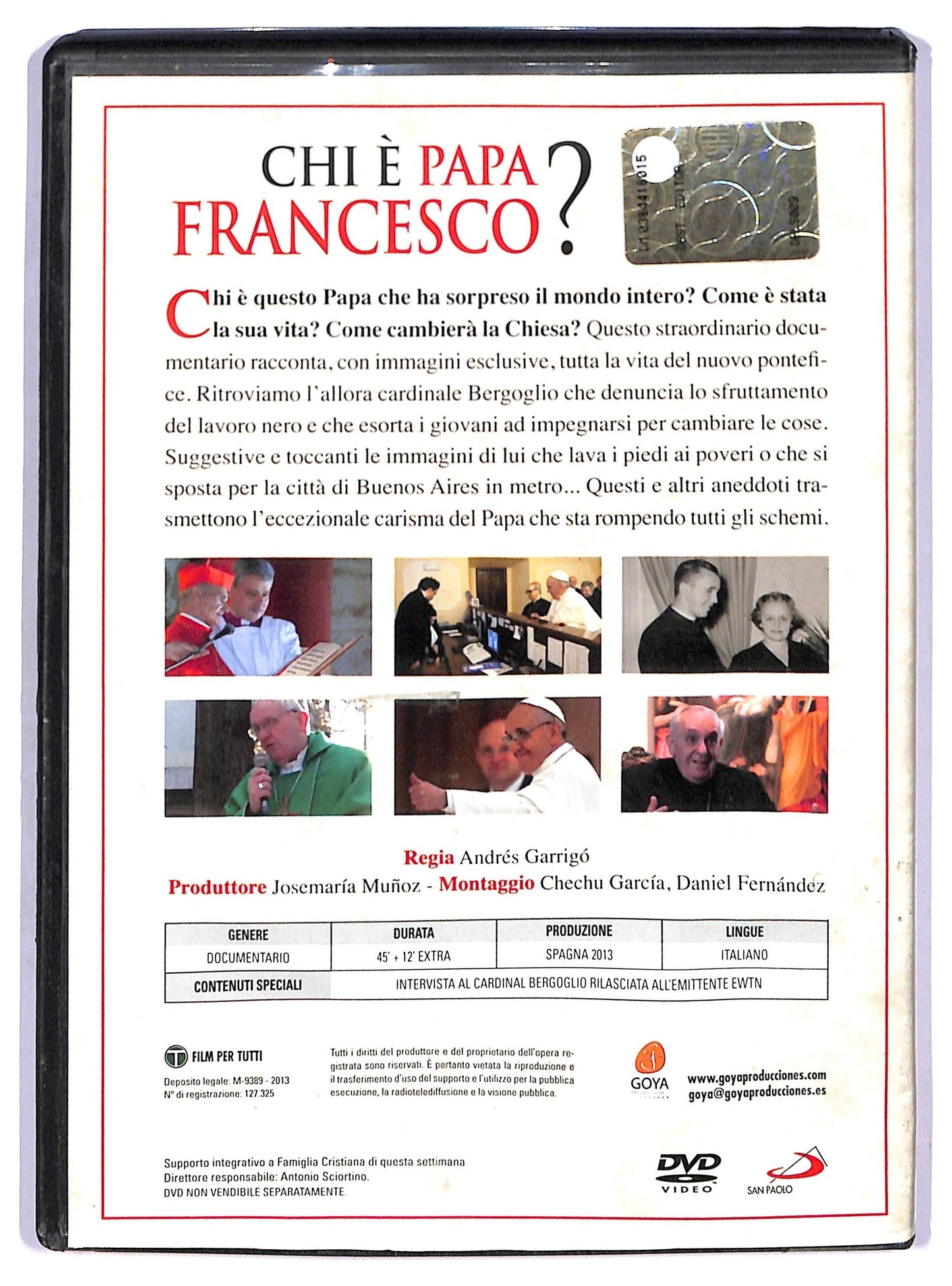 EBOND Chi e Papa Francesco? EDITORIALE DVD D776931
