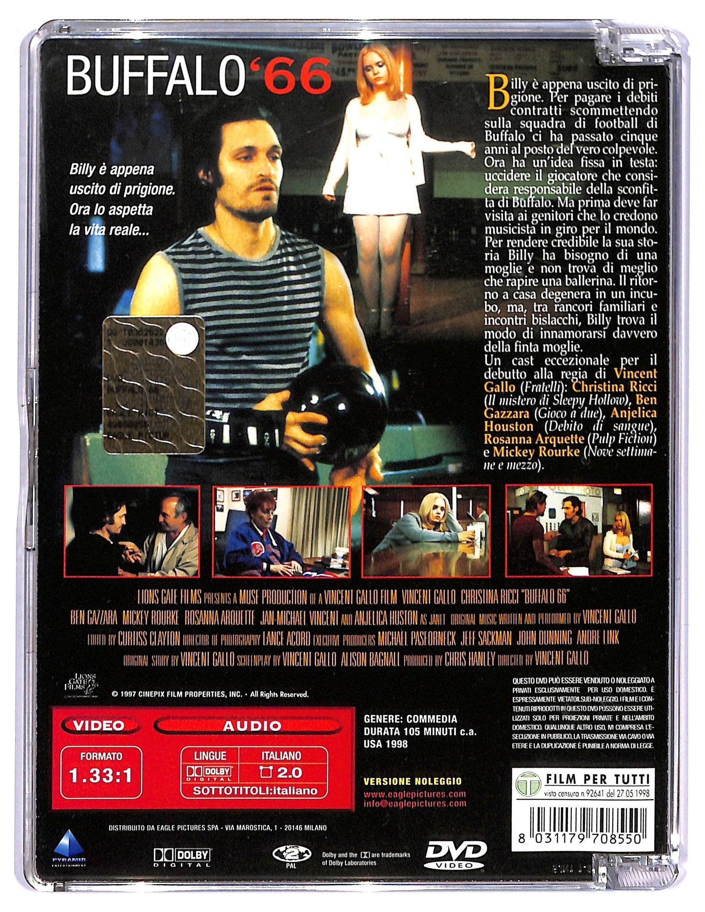 EBOND Buffalo 66 SJB NOLEGGIO DVD D776935