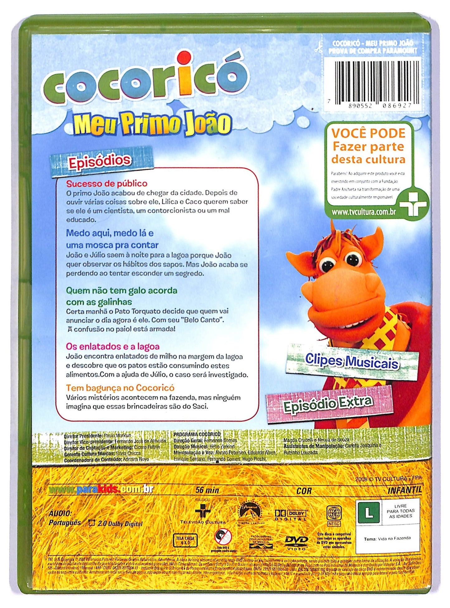 EBOND Cocorico Meu Primo Joao DVD NTSC D777013