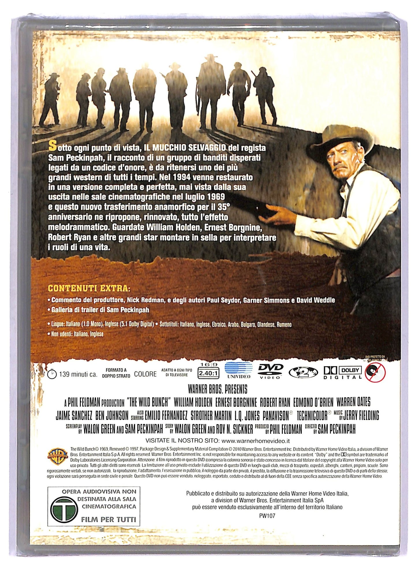 EBOND IL Mucchio Selvaggio EDITORIALE DVD D777027