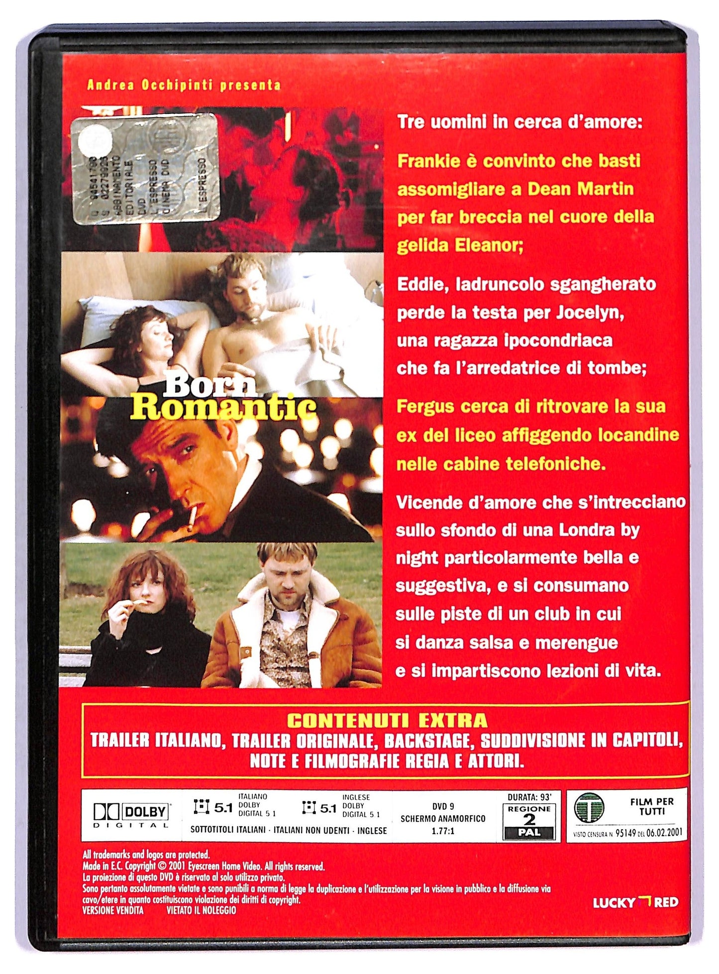 EBOND Born Romantic EDITORIALE DVD D777048