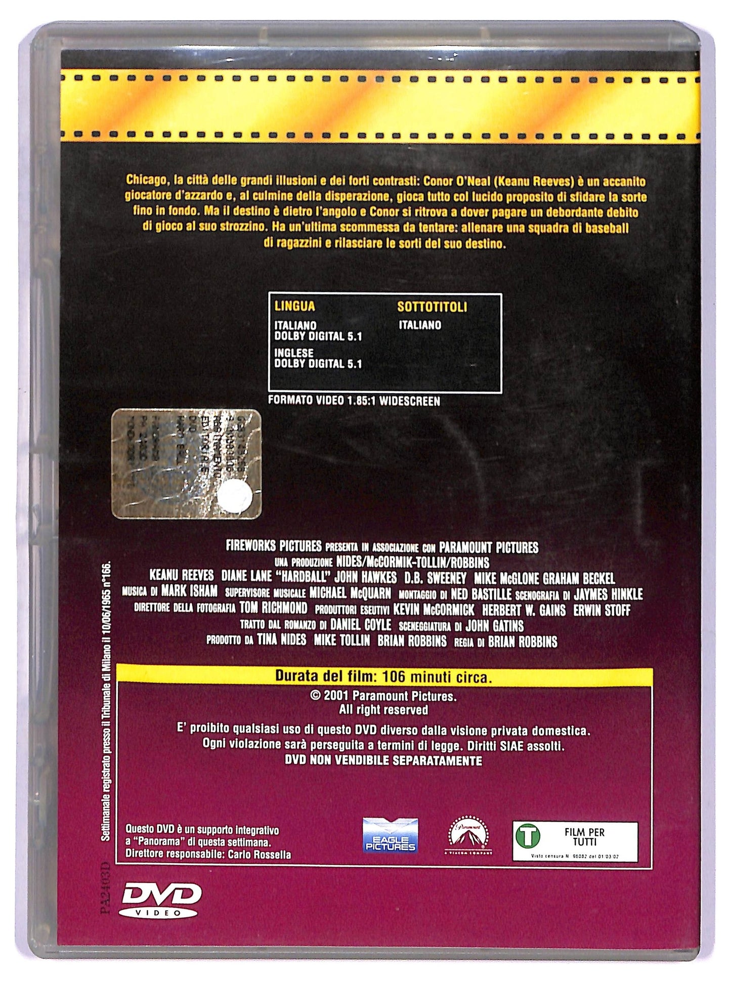 EBOND Hardball EDITORIALE DVD D777063