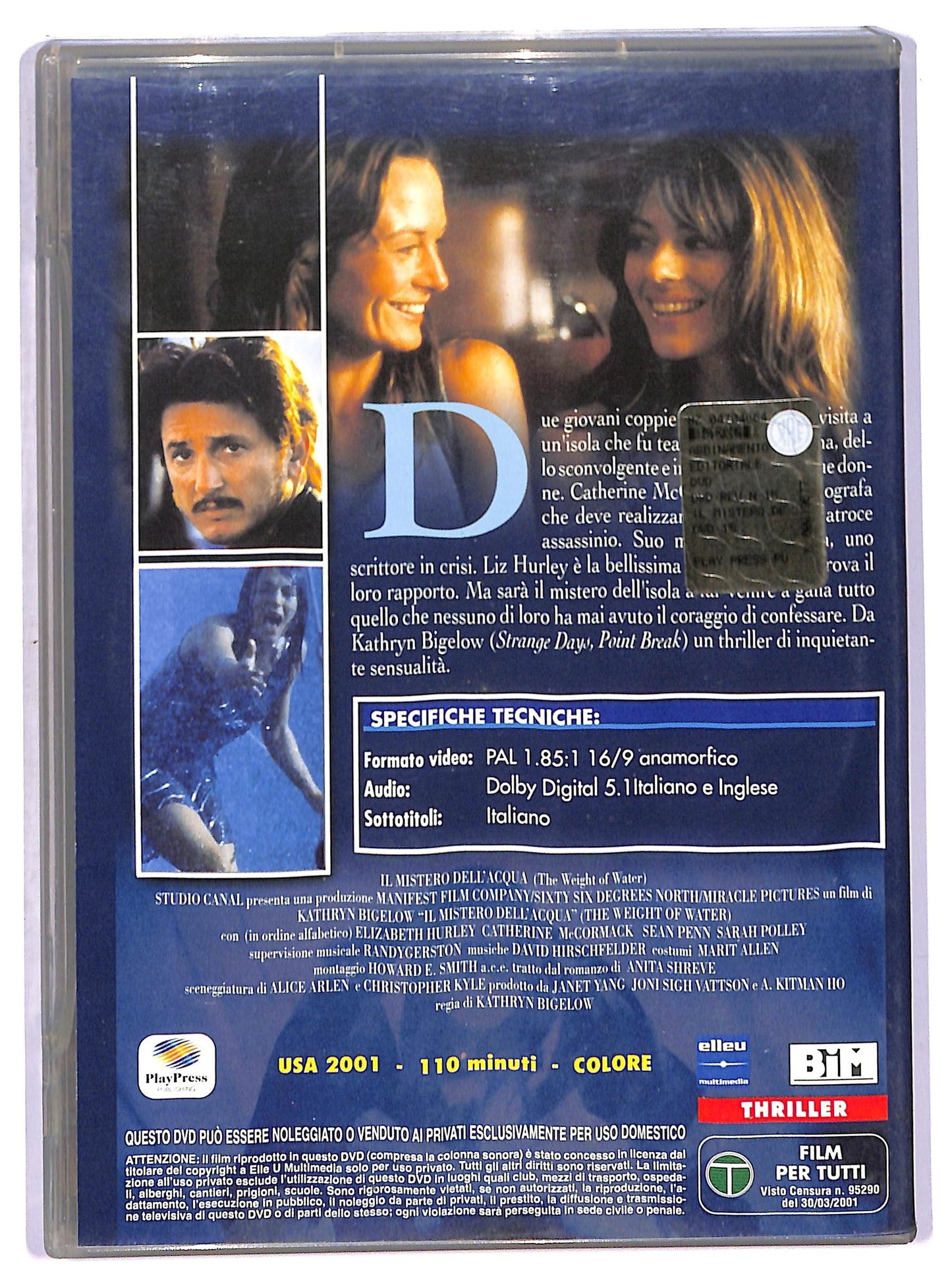 EBOND Il mistero dell'acqua EDITORIALE DVD D777115