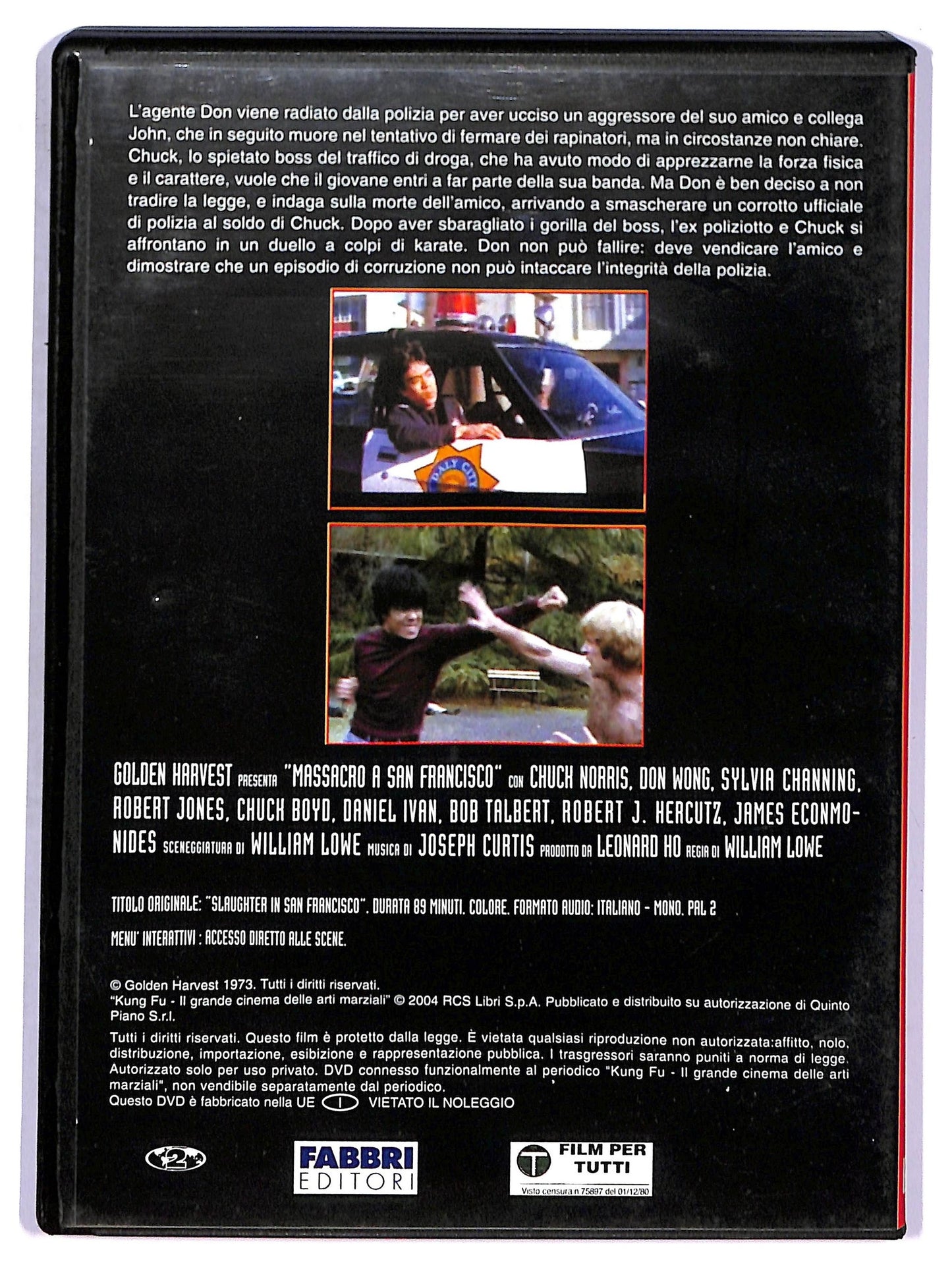 EBOND Massacro a San Francisco EDITORIALE DVD D777118