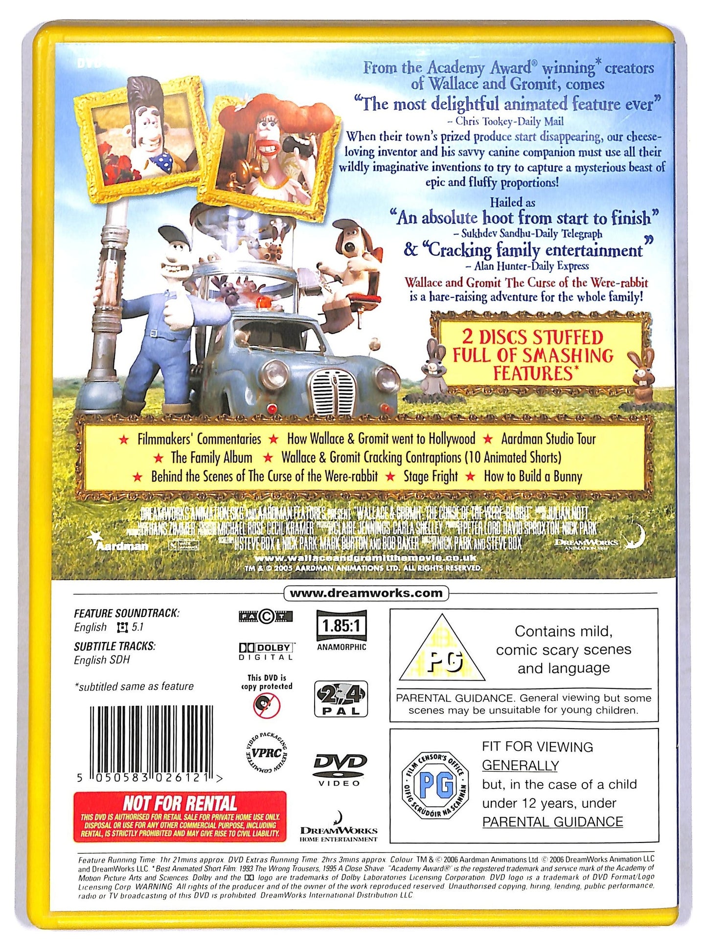 EBOND Wallace & Gromit: The Curse Of The Were-Rabbit (2 Disc Special Edition) DVD D777223