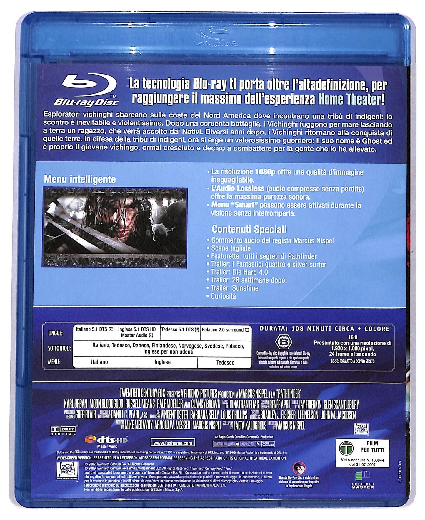 EBOND Pathfinder Unrated EDITORIALE BLURAY D777307